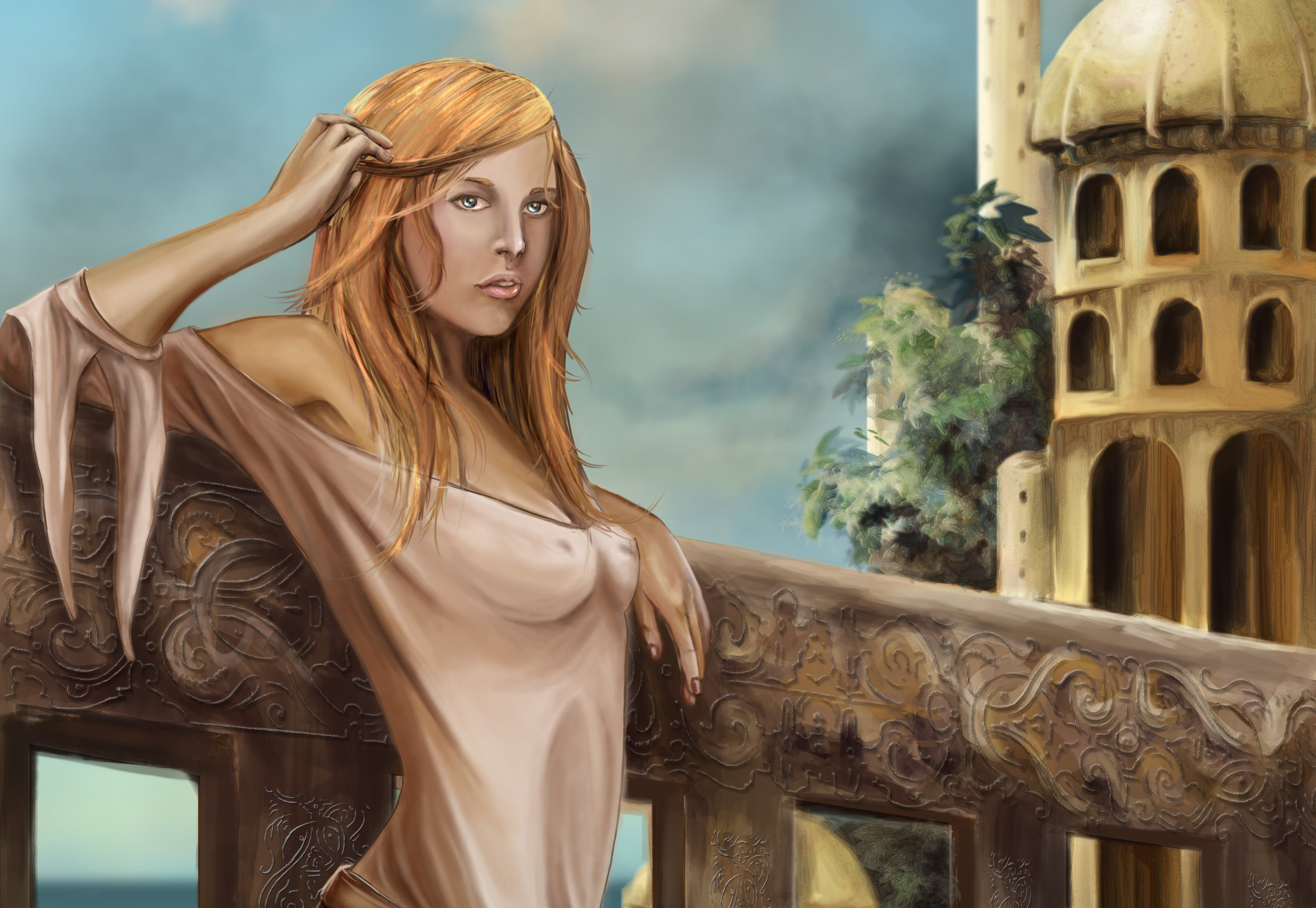 illustrations, time, robert, fantasy, sexy, books, girls, wheel, avienda, babe, 5K, jordan, HD Wallpaper
