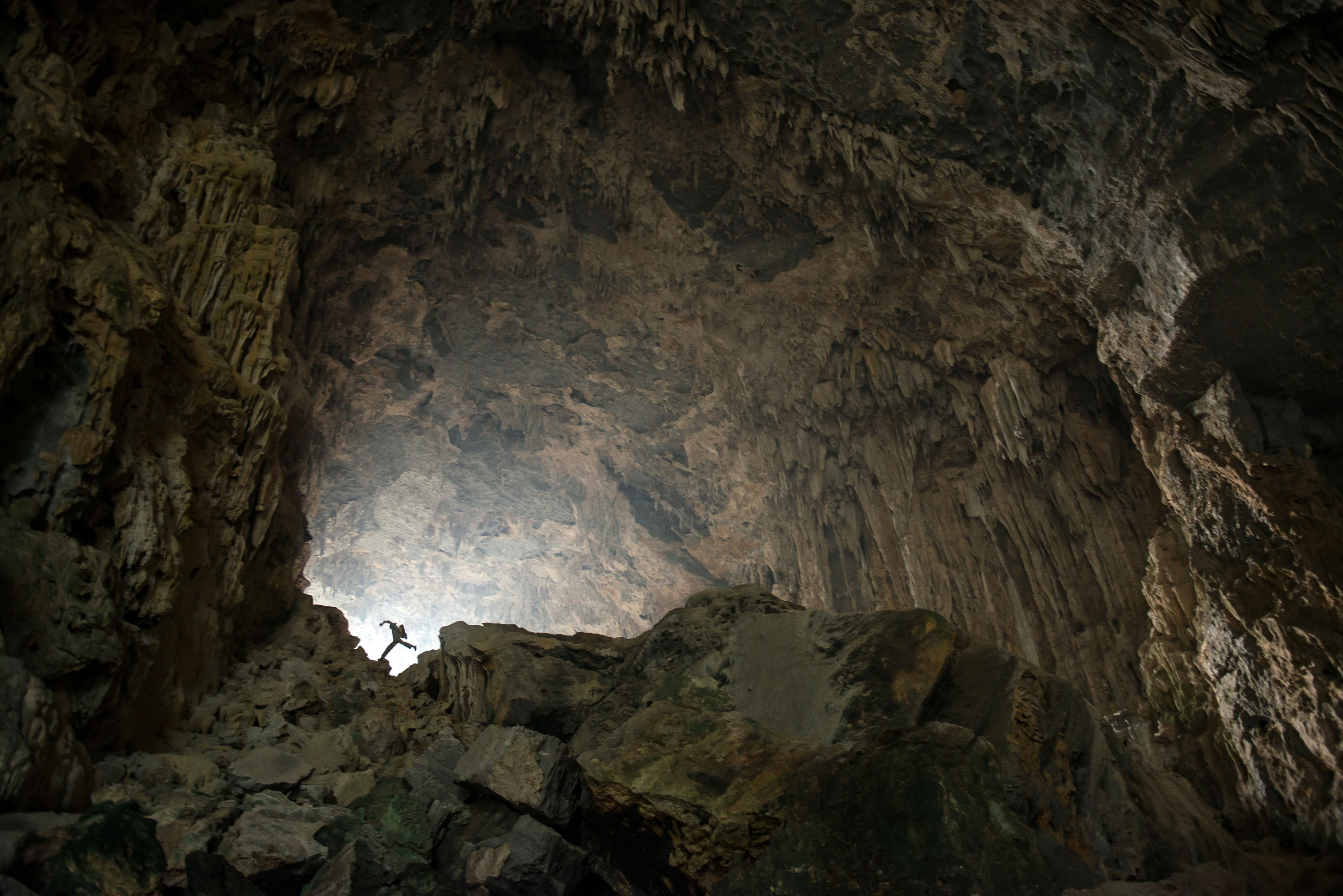 nature, China, 4K, cave, HD Wallpaper