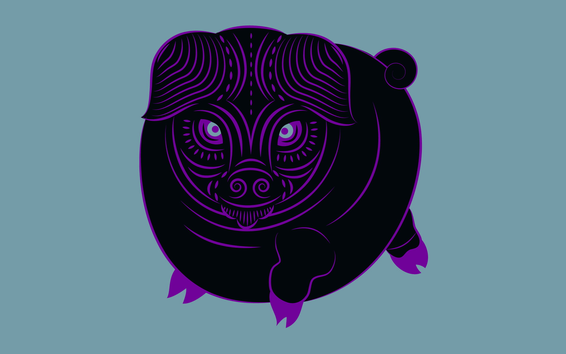 pig, zodiac, 1080P, Zune, HD Wallpaper
