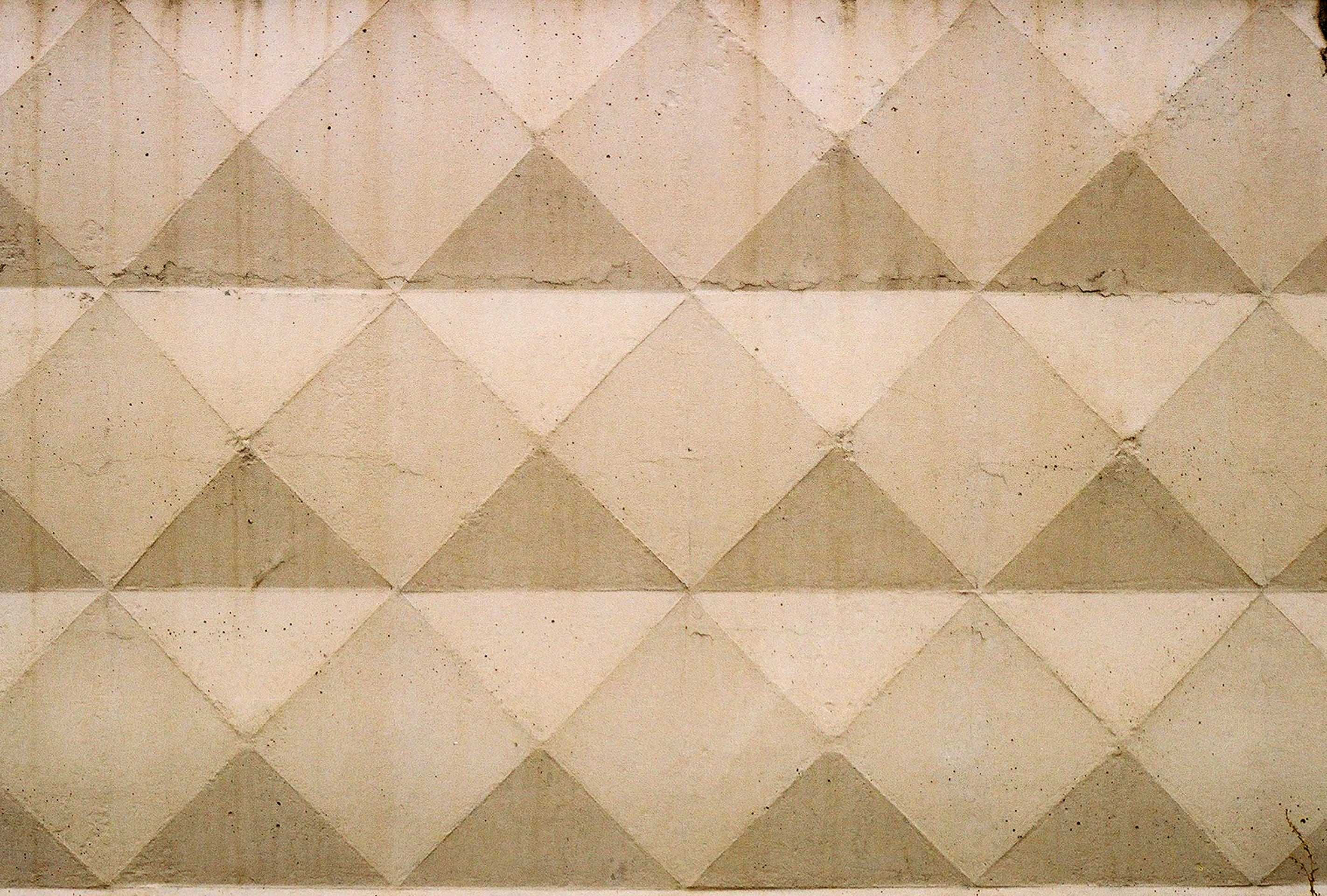 shadow, tile, minimal, beige, dark, 2K, triangle, wall, building, city, backgrounds, pattern, paper, soviet, abstract, yellow, architecture, HD Wallpaper