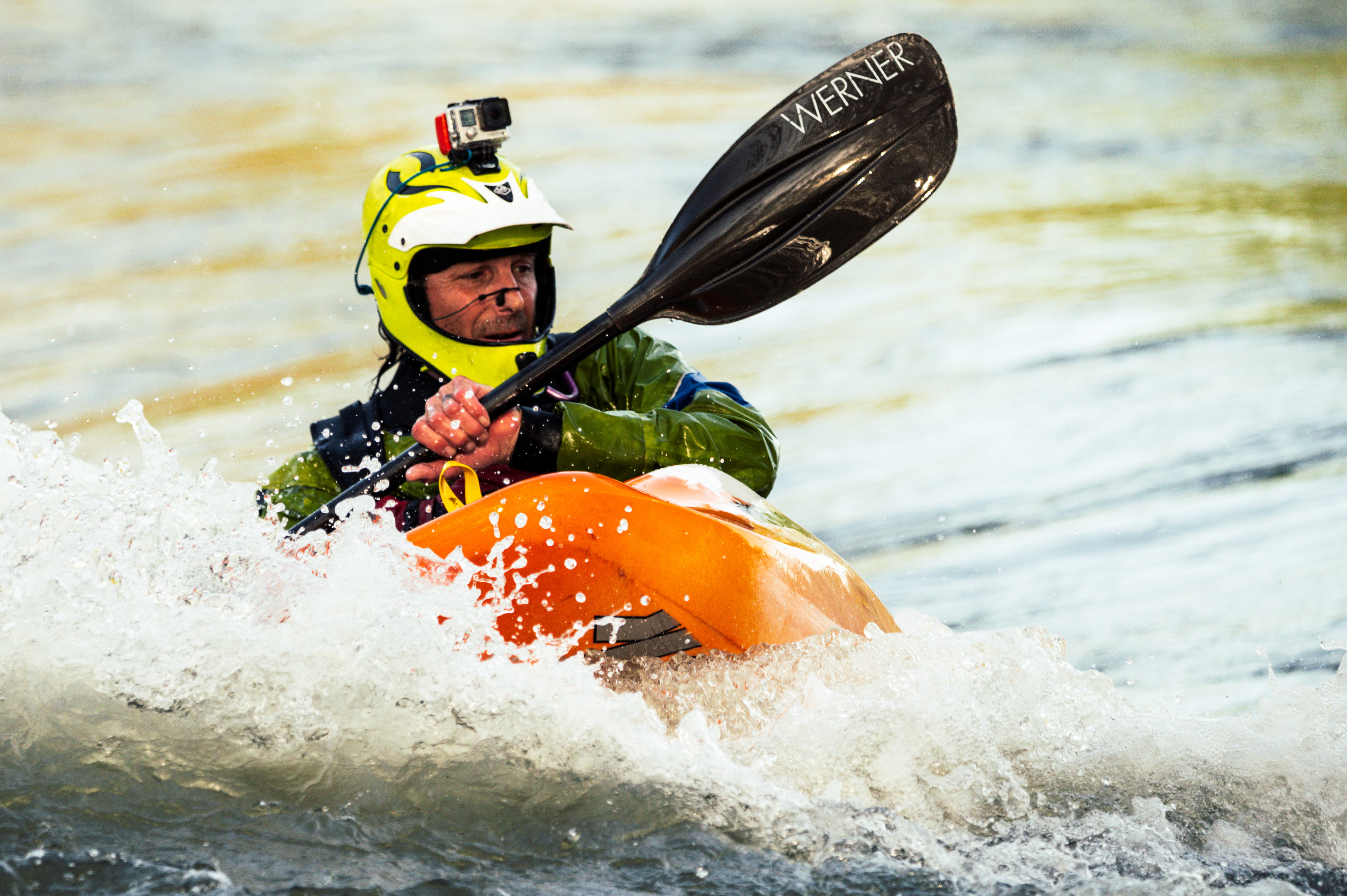 recreational pursuit, sea, real people, wild river, kayak, nautical vessel, safety, whitewater, photo, motion, men, people, lifestyles, adventure, water, HD Wallpaper