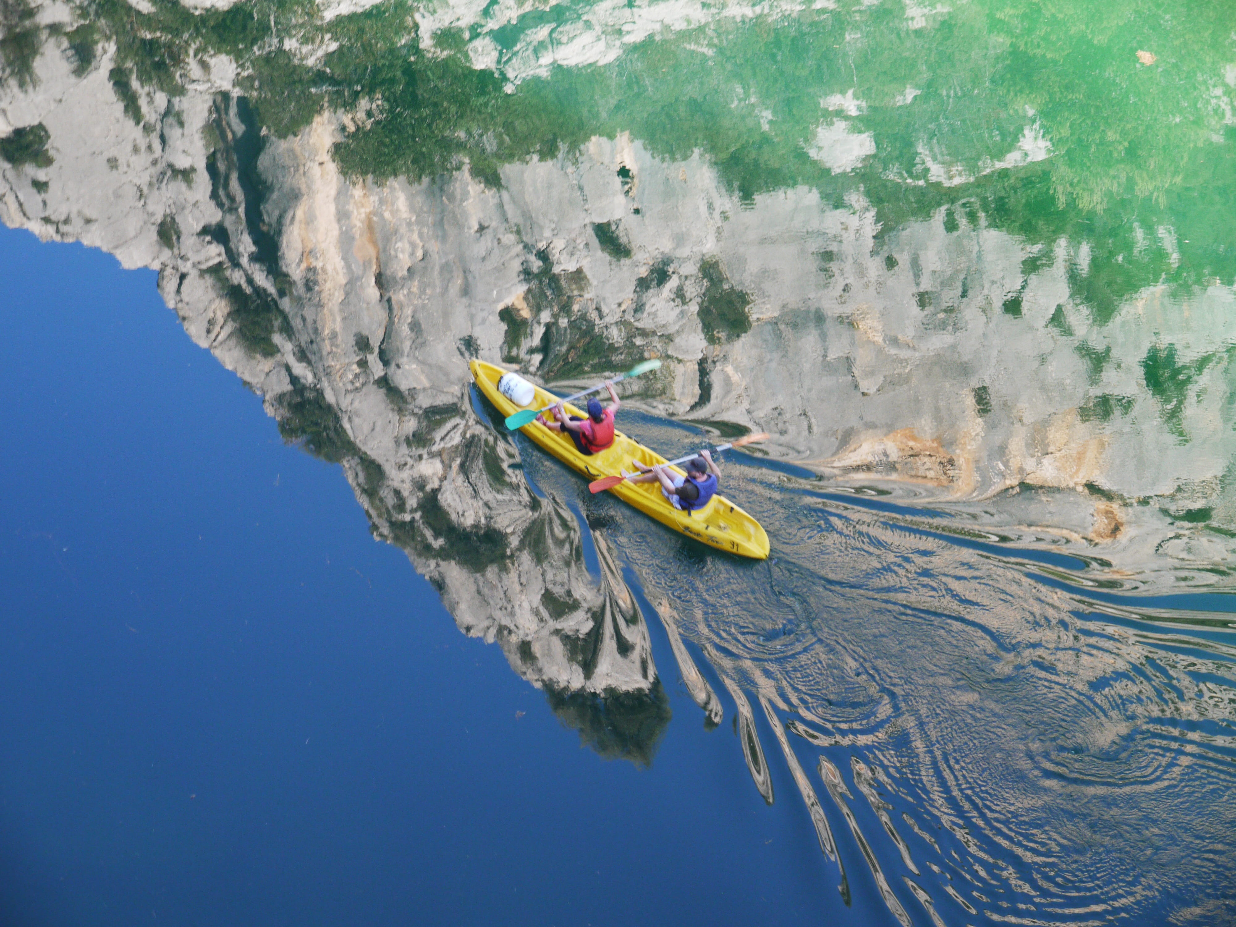recovery, day, transportation, canoeing, verdon, real people, high angle view, nature, people, lifestyles, from above, rest, holiday, in the, nautical vessel, HD Wallpaper