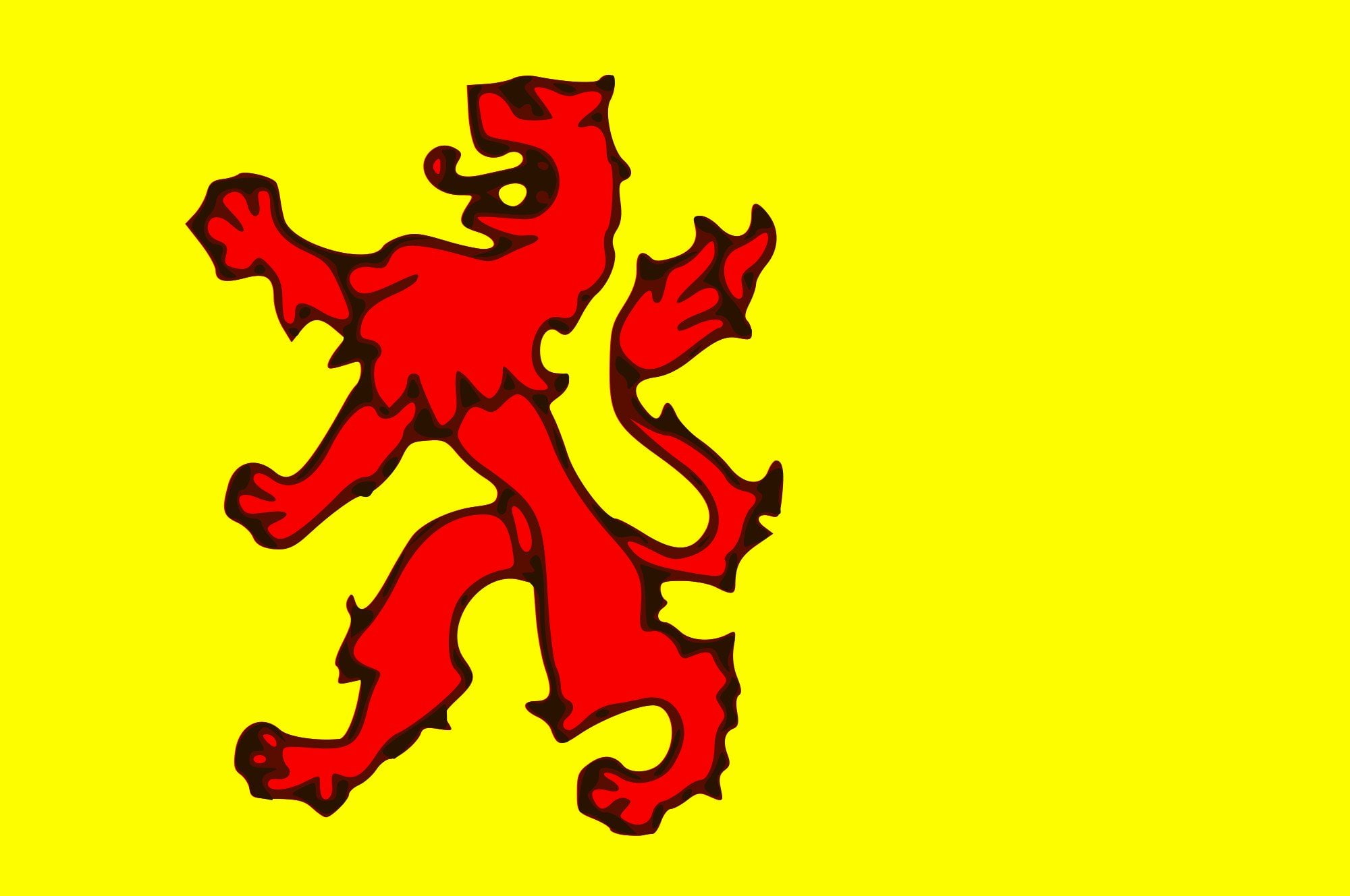 1080P, 2000px flag, zuid holland svg, HD Wallpaper