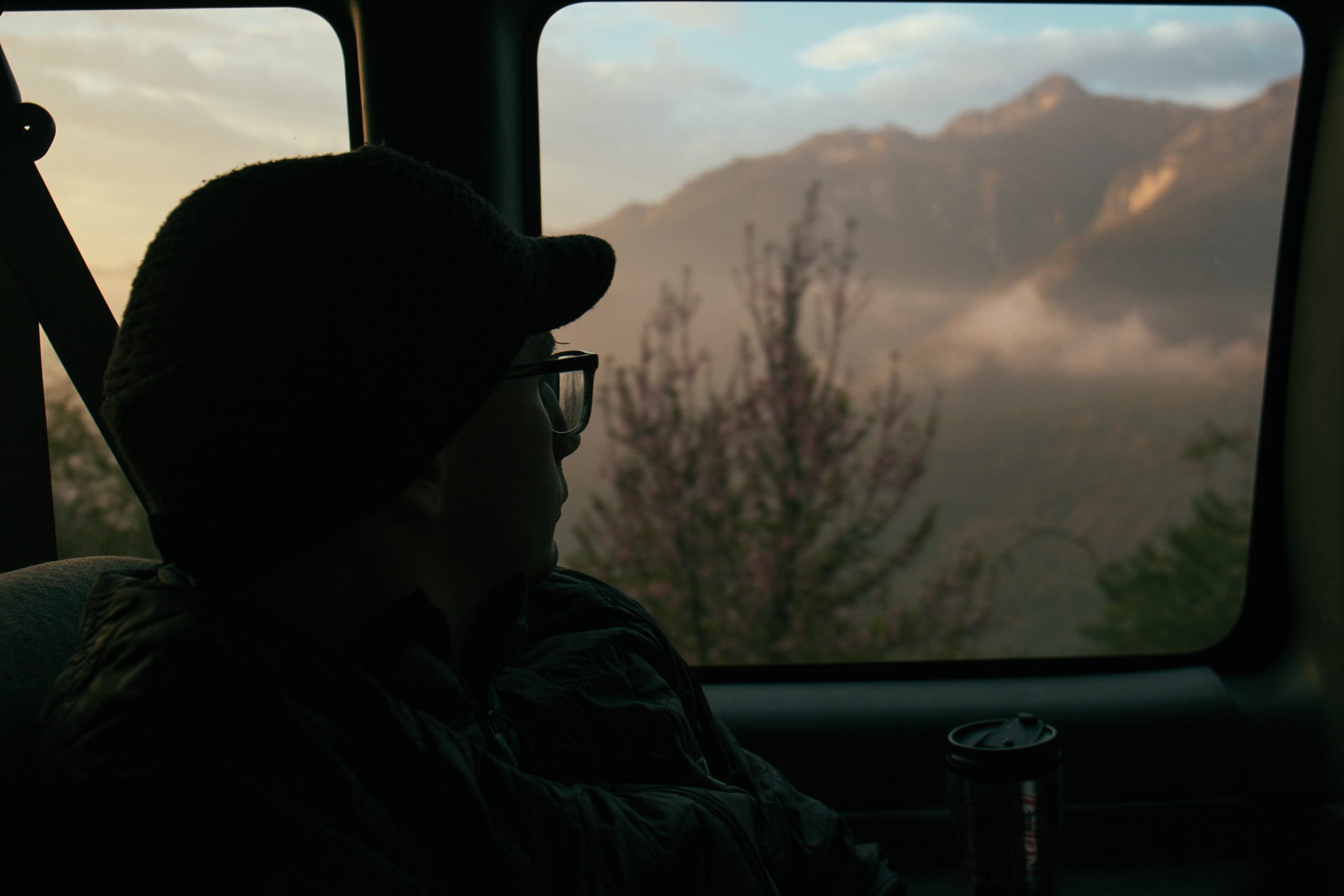 scenics - nature, mountain, vehicle interior, beauty in nature, portrait, glass - material, lifestyles, one person, real people, transportation, nl 20, HD Wallpaper