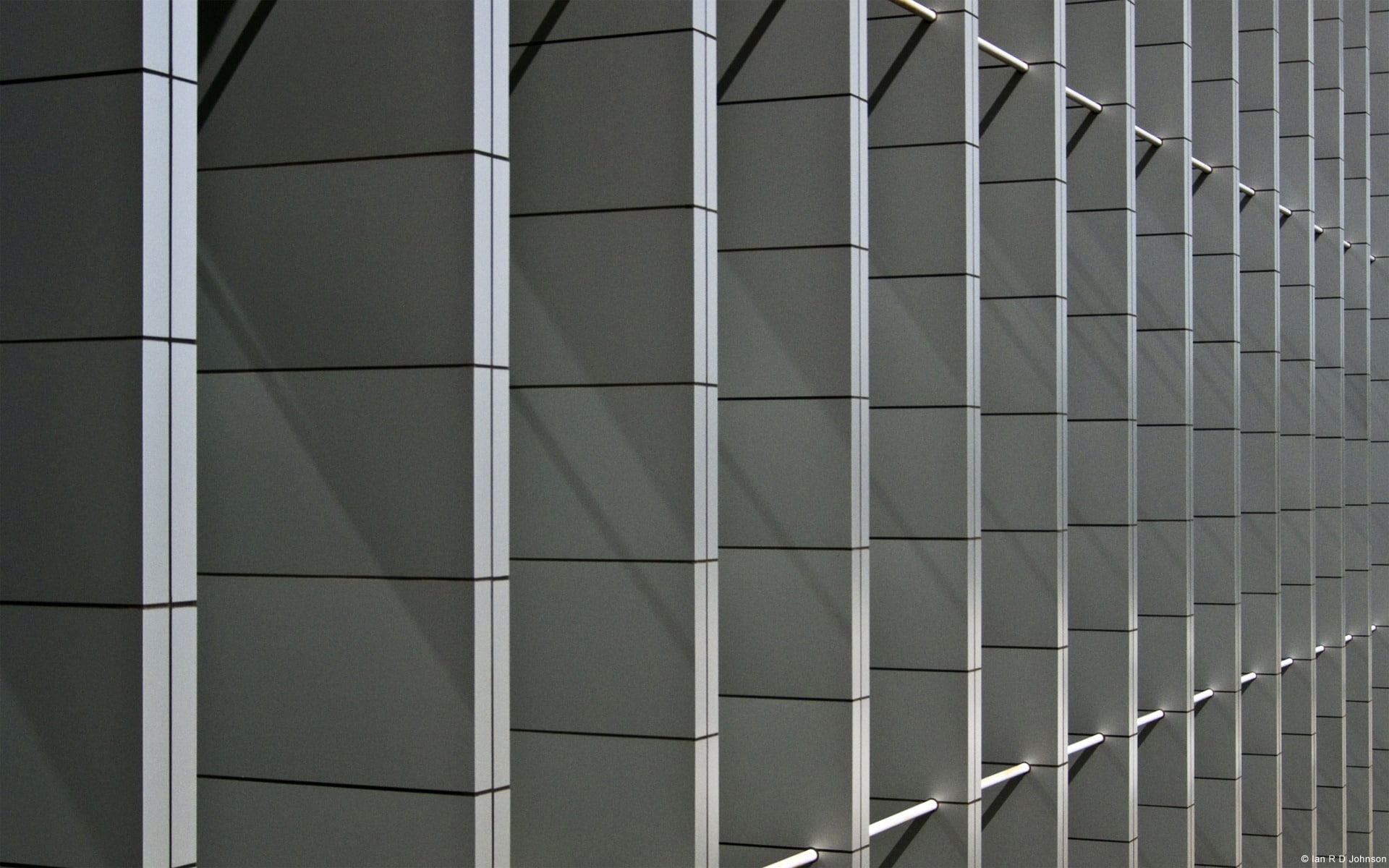 railing, wall - building feature, modern, repetition, adelaide, gray, backgrounds, office building exterior, full frame, ceiling, building, centre, HD Wallpaper