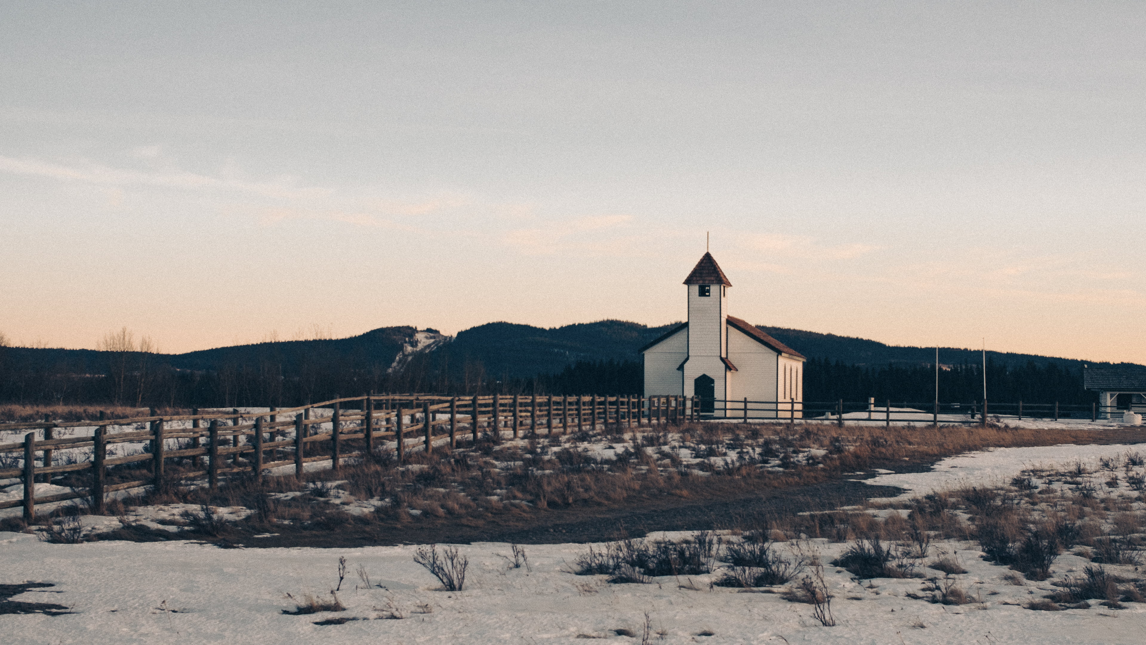 Alberta, outdoors, Calgary, 4K, church, HD Wallpaper