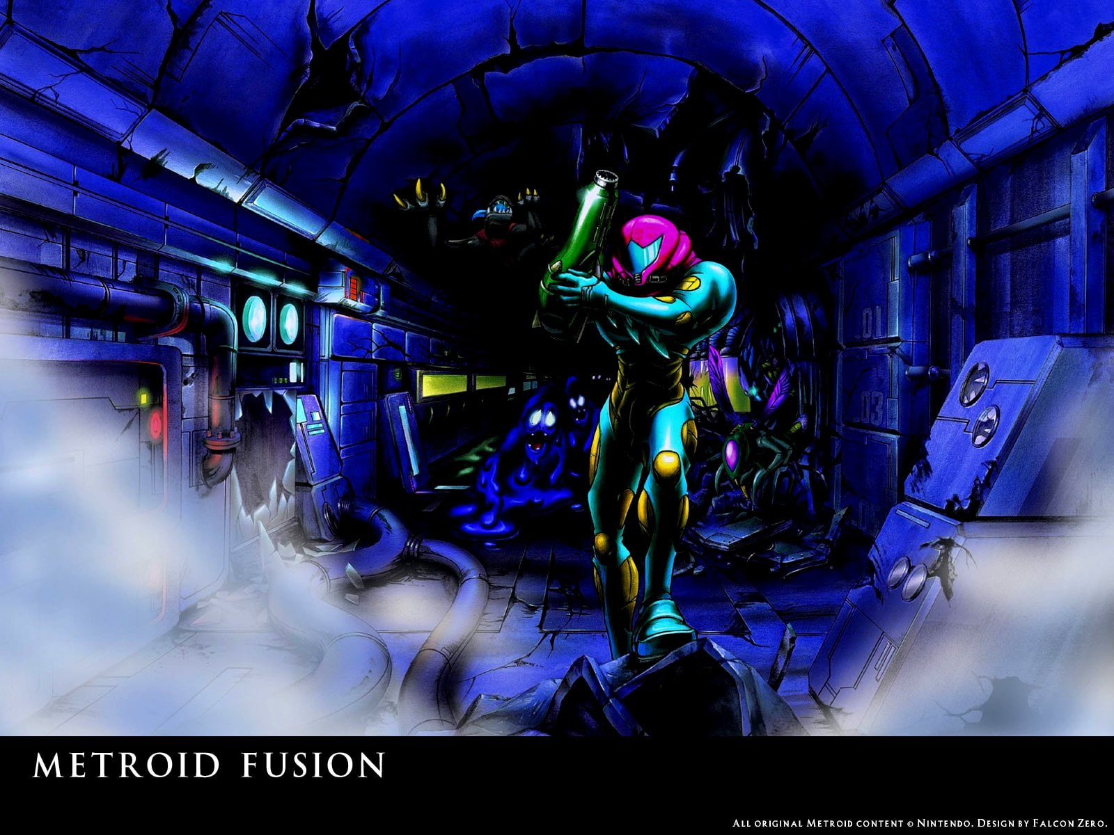 Video Game, 720P, Metroid Fusion, Samus Aran, HD Wallpaper