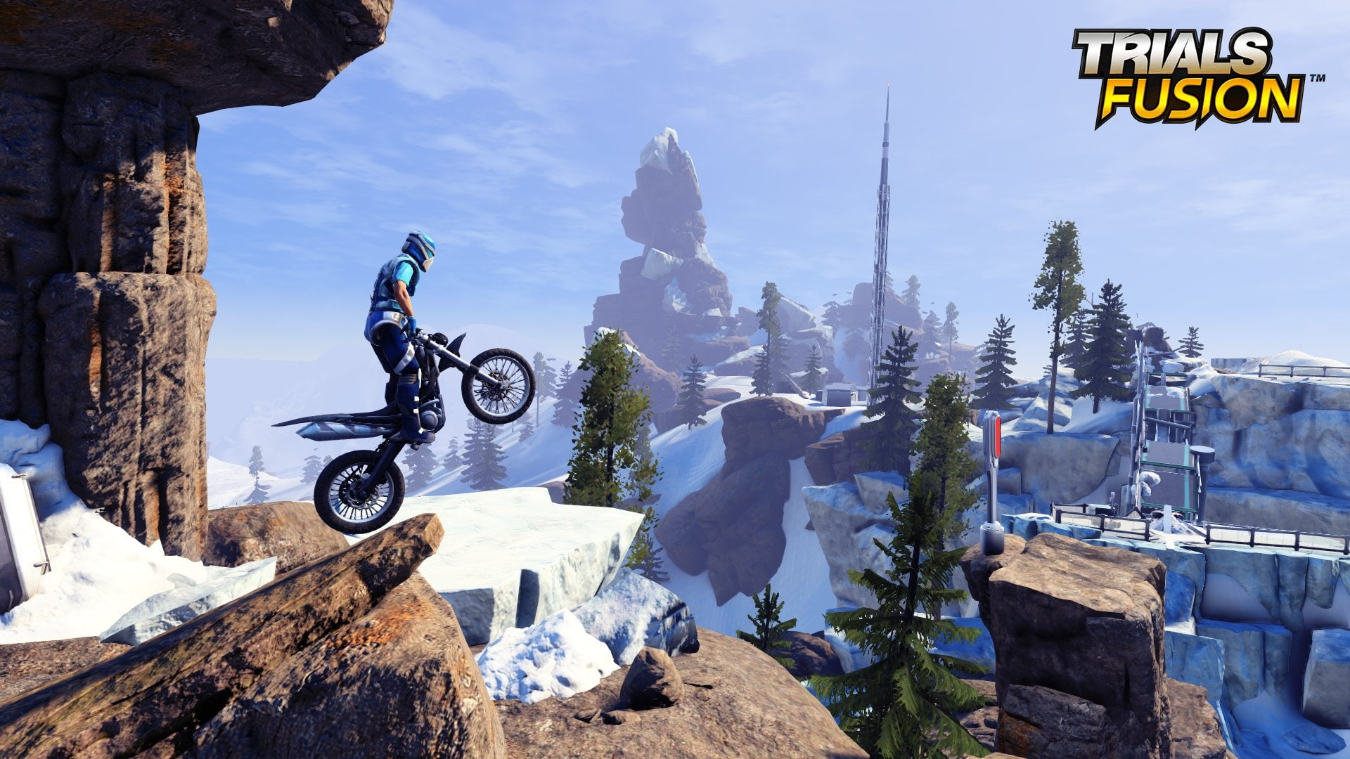 sci fi, motocross, 1080P, motorbike, moto, trials, motorcycle, dirtbike, fusion, poster, bike, HD Wallpaper