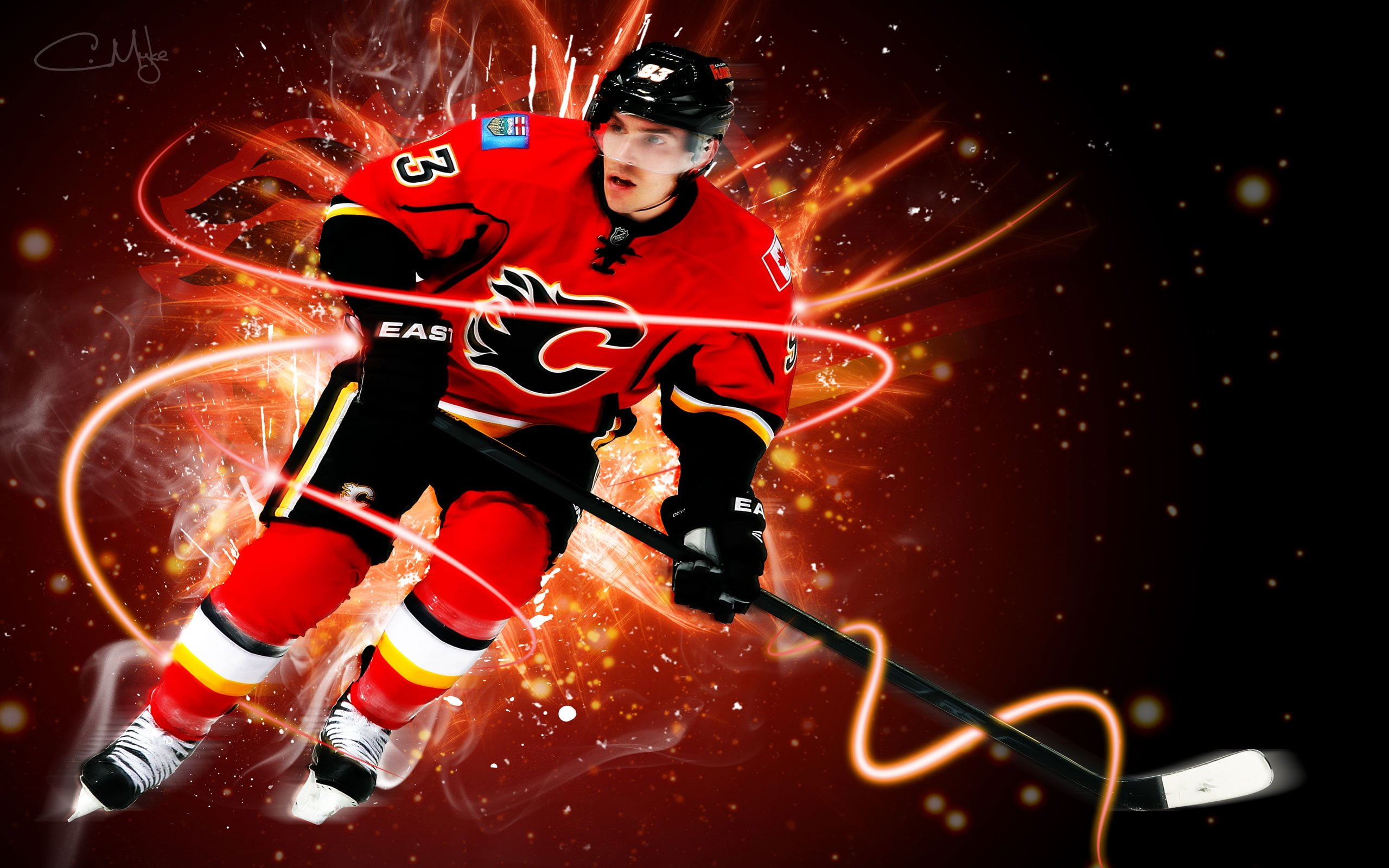 flames, hockey, calgary, nhl, 2K, HD Wallpaper