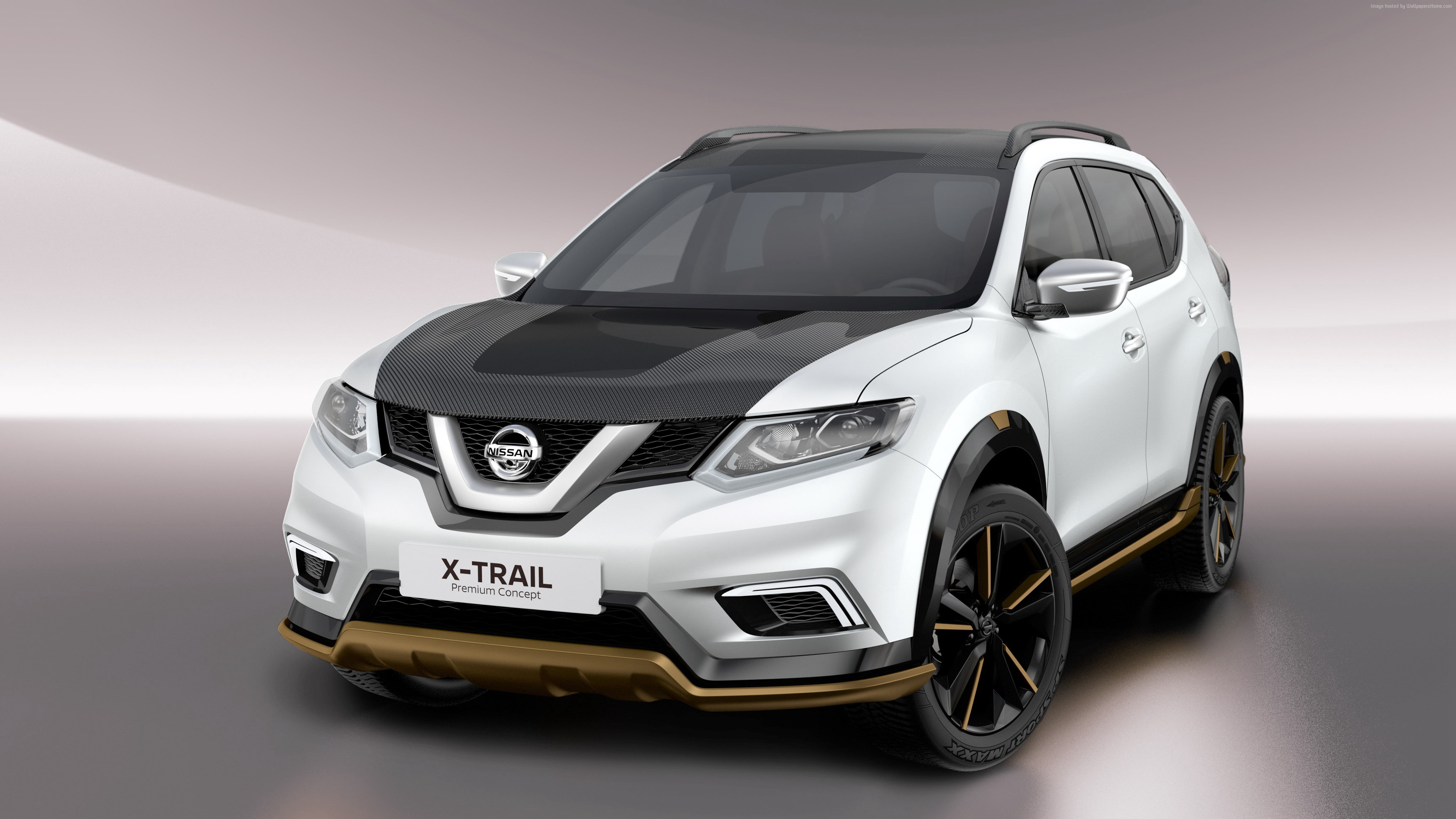4K, Geneva Auto Show 2016, crossover, Nissan X-Trail Premium, HD Wallpaper
