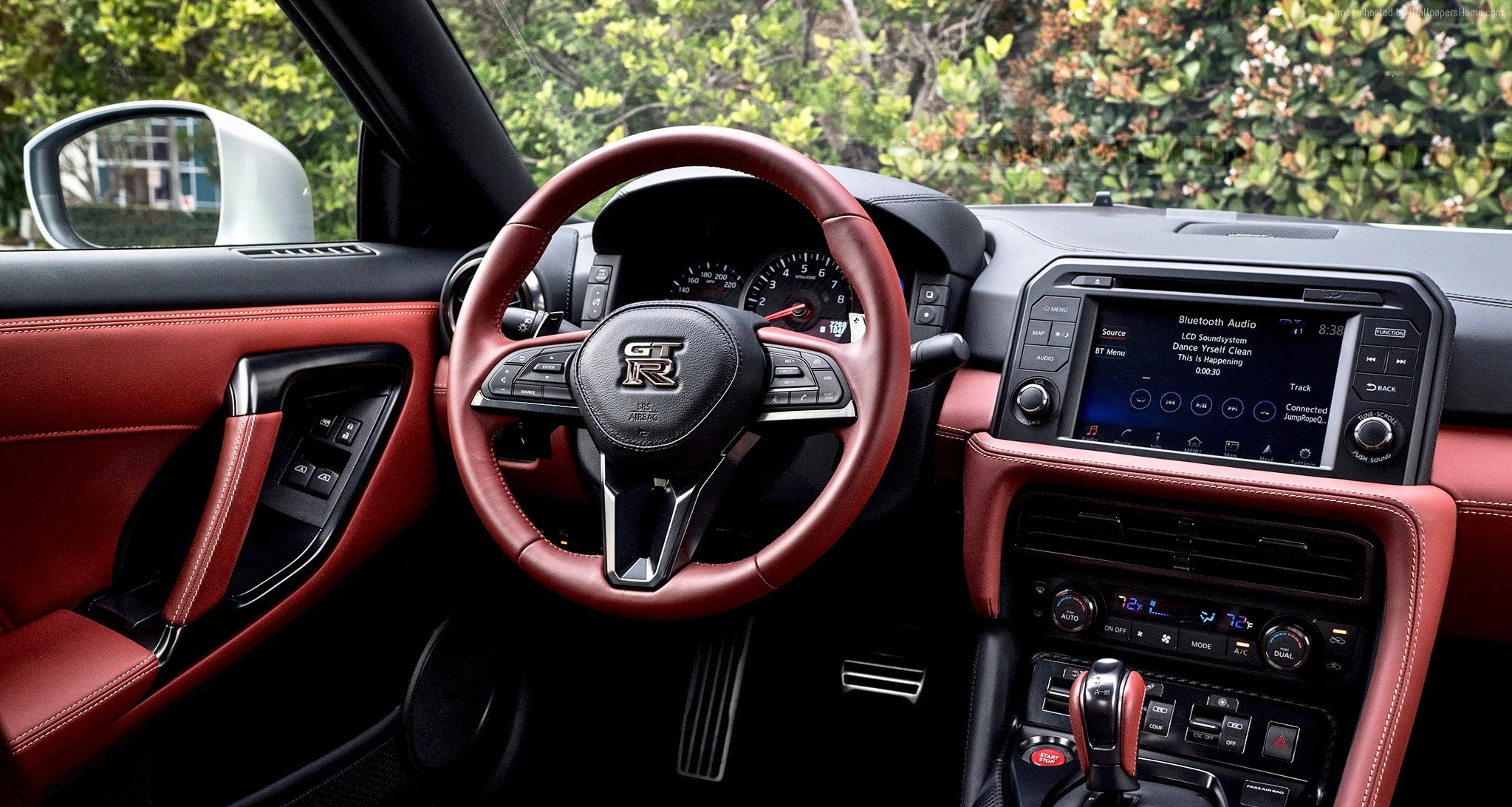 control panel, close-up, indoors, technology, car interior, mode of transportation, no people, transportation, speedometer, push button, automatic, land vehicle, HD Wallpaper