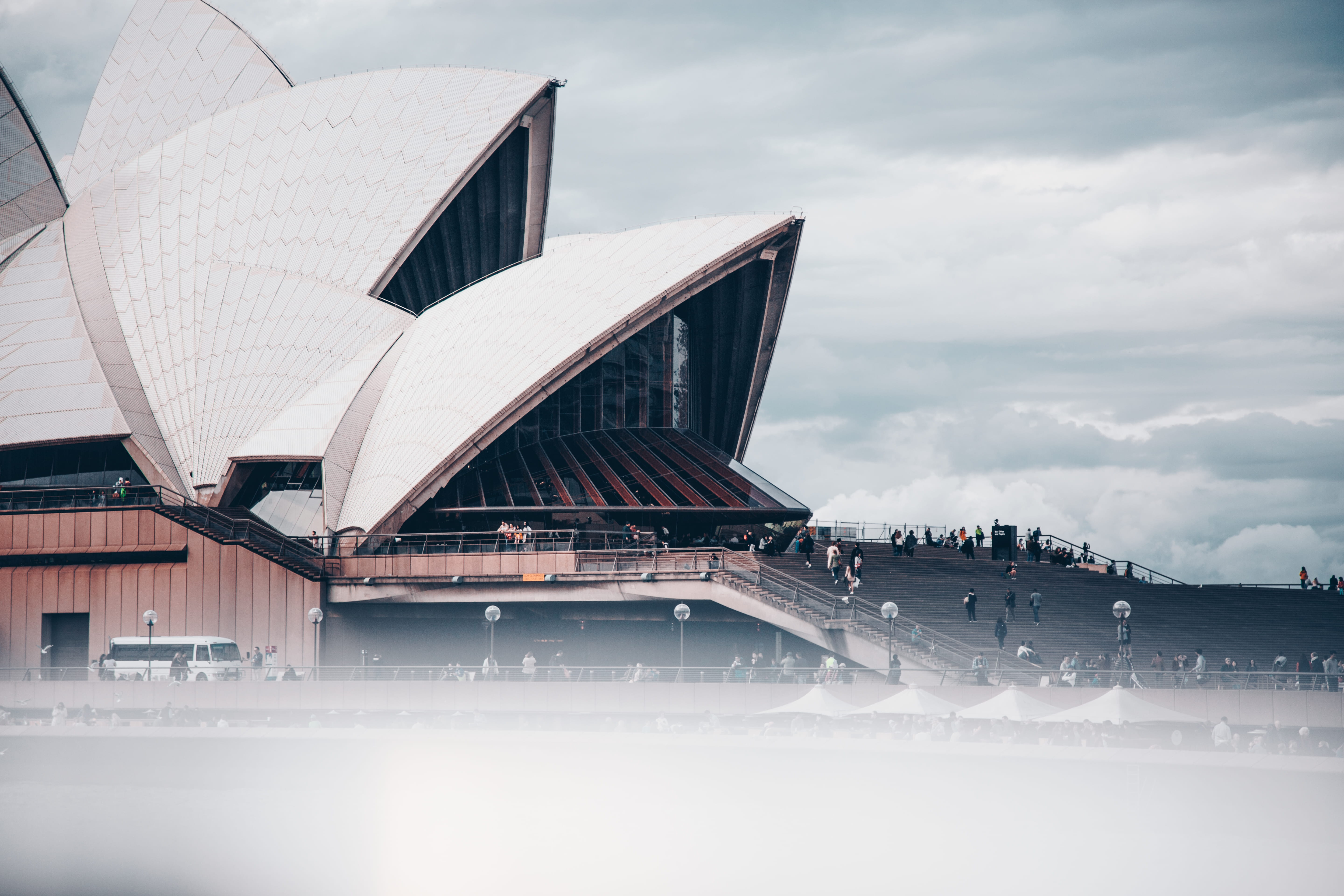 operahouse, cloud - sky, travel, outdoors, bridge, water, sydney, built structure, waterfront, tourism, bridge - man made structure, 5K, nature, modern, HD Wallpaper