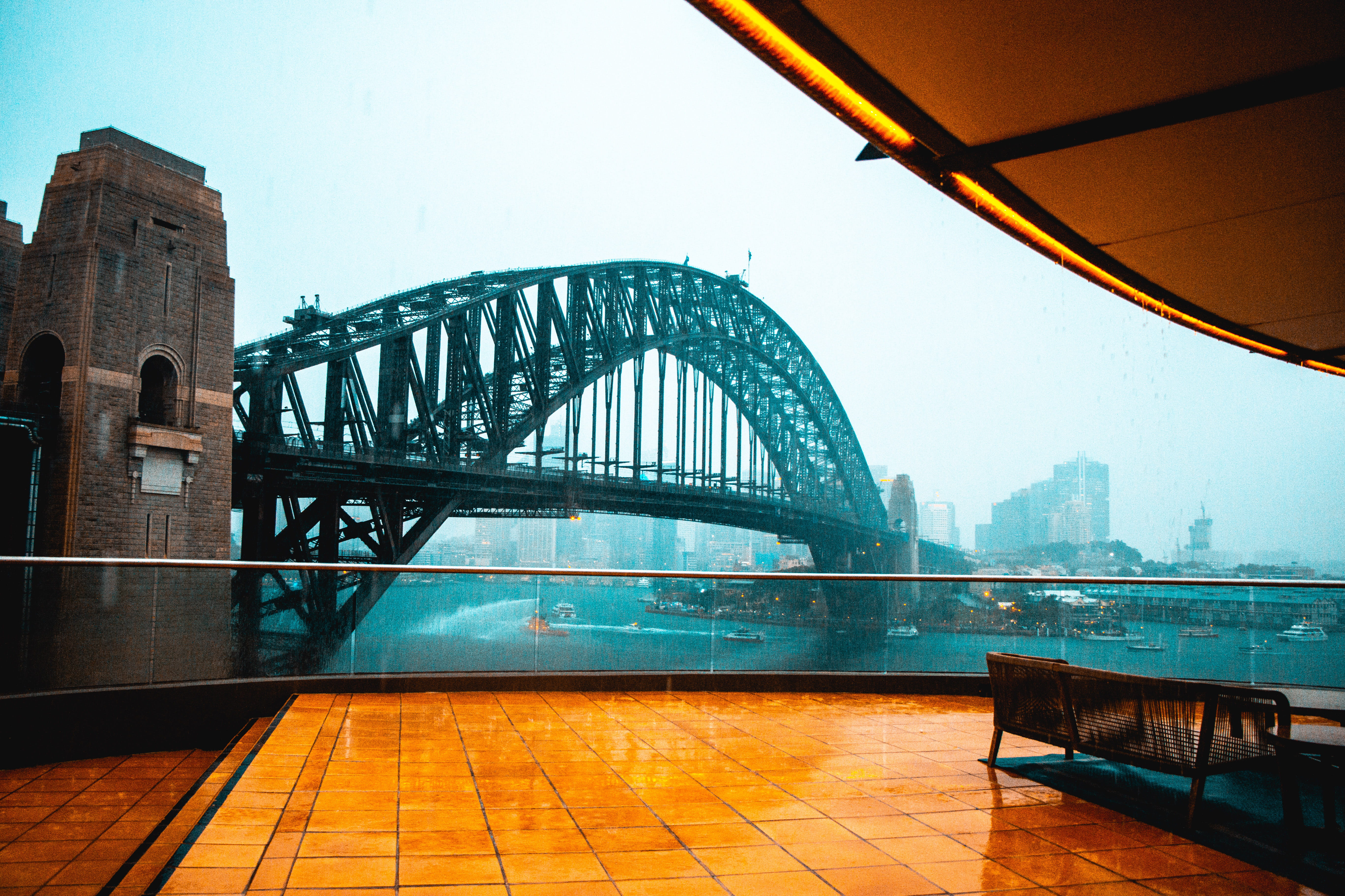 building exterior, sky, Sydney New Years Eve, connection, no people, 5K, bridge - man made structure, Gloomy City, sydney, arch, alloy, bridge, arch bridge, HD Wallpaper