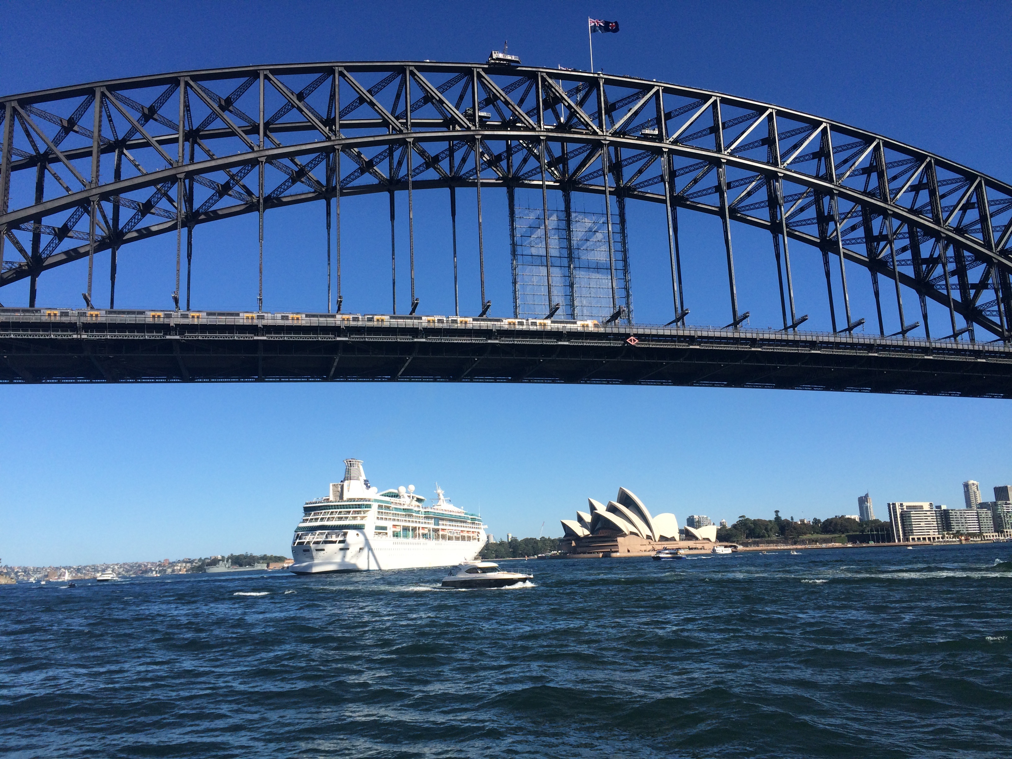 landmark, tourism, harbour, passenger craft, mode of transportation, building exterior, travel, opera, nature, sydney harbour bridge, built structure, connection, HD Wallpaper