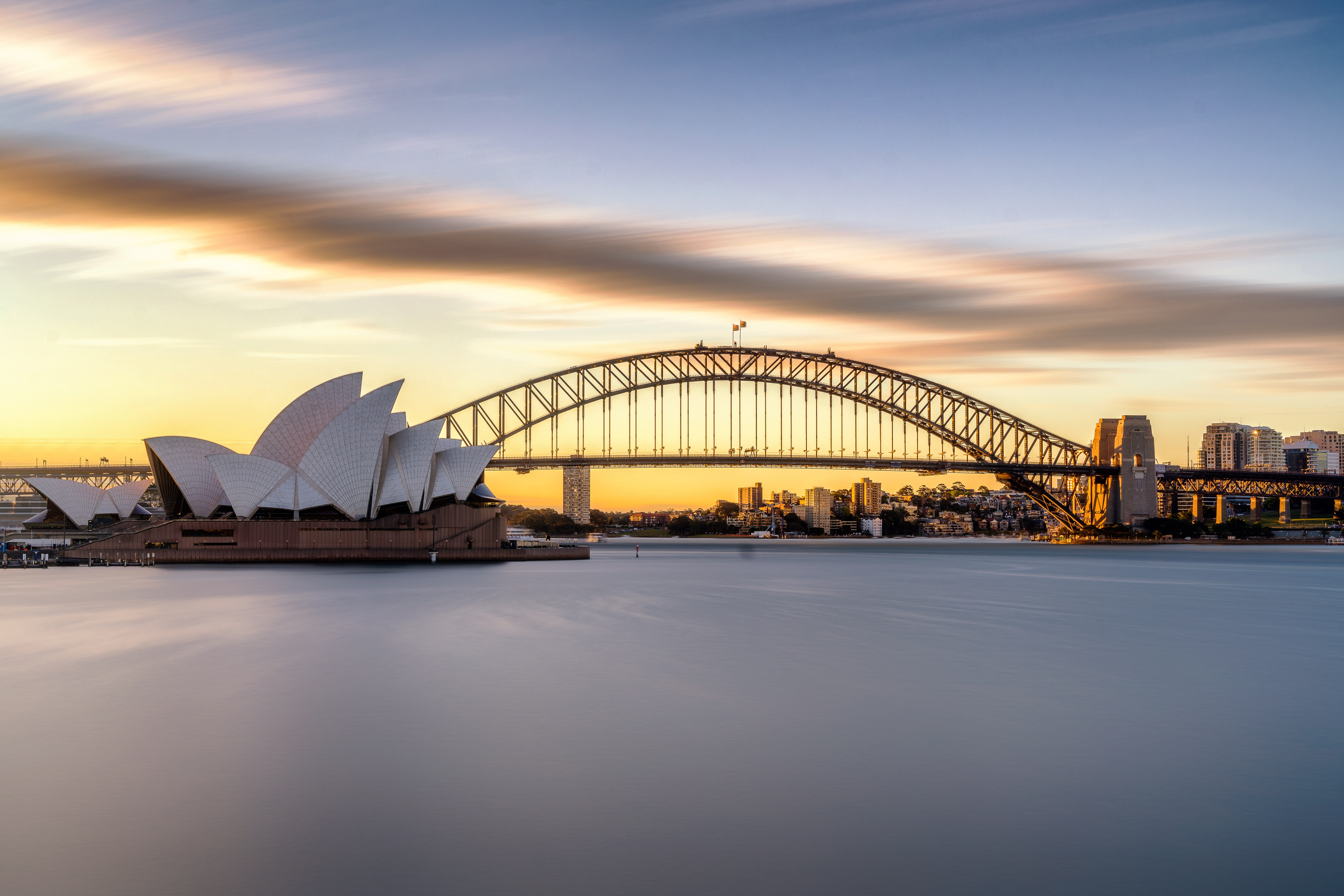 town, sky, connection, travel destinations, bay, australia, built structure, sydney, outdoors, urban, arched, daytime, cityscape, no people, downtown, arch, HD Wallpaper