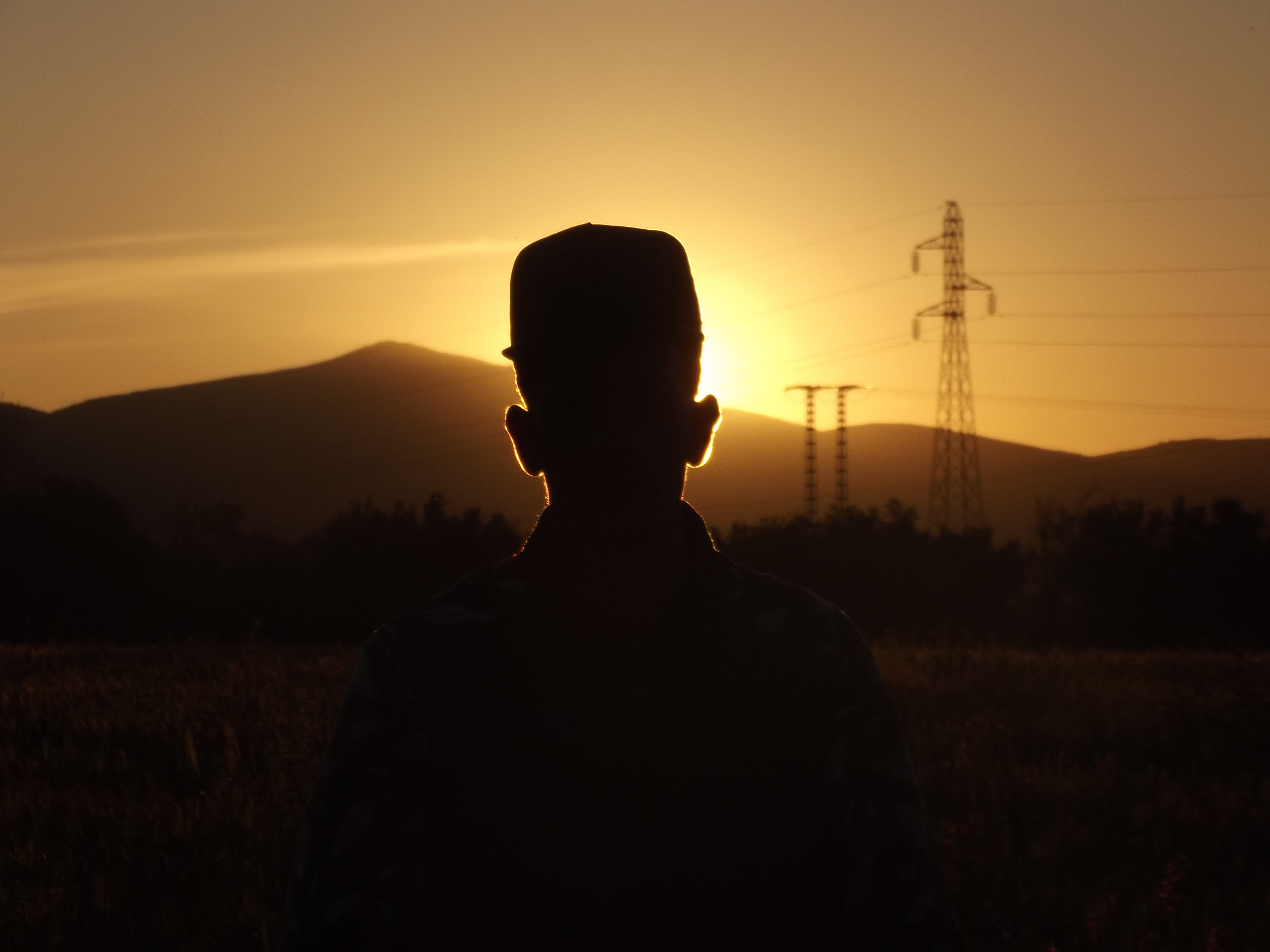 outdoors, land, algeria, landscape, one person, real people, person, nature, standing, scenics - nature, power supply, environment, field, lifestyles, 4K, HD Wallpaper