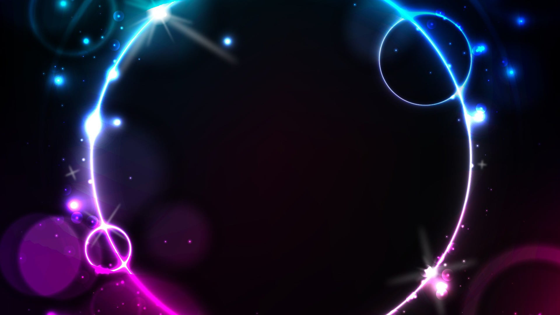 purple, black color, dark, shape, 1080P, illuminated, mouse, black, colorful, abstract, black background, futuristic, studio shot, glowing, blue, night, HD Wallpaper