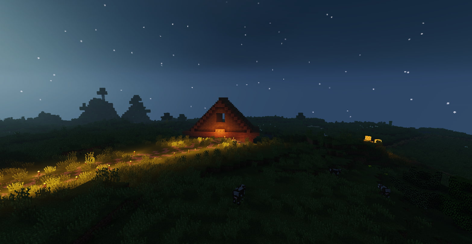 720P, Minecraft, house, landscape, HD Wallpaper