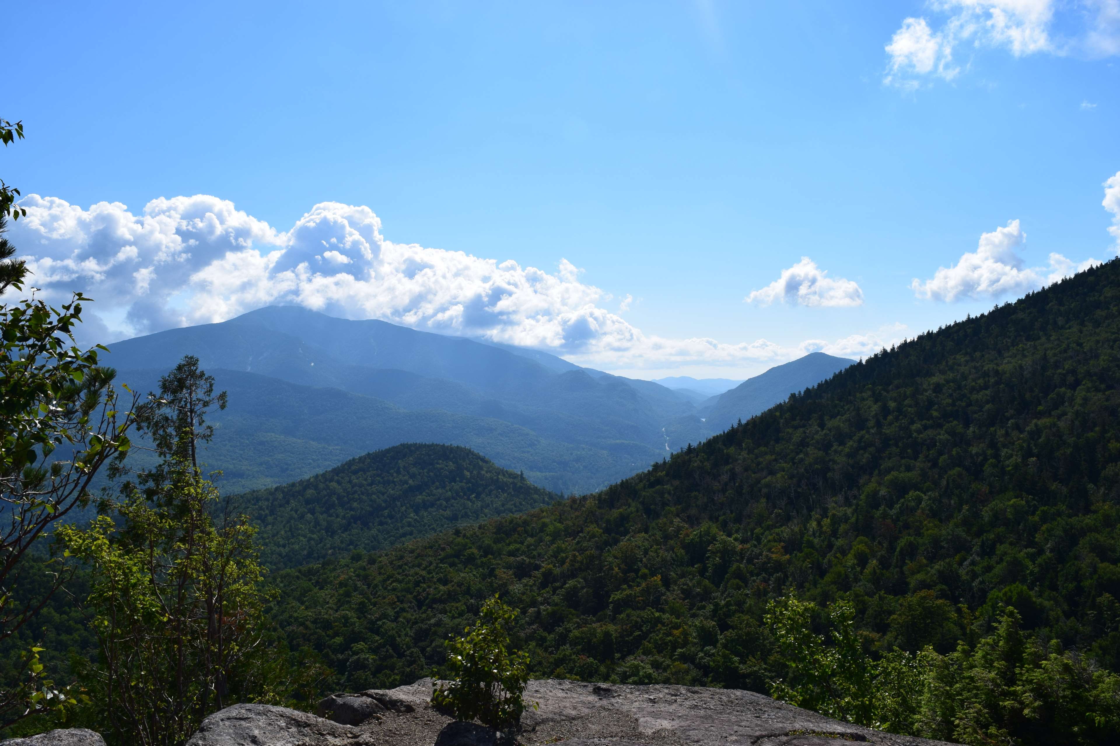 non-urban scene, plant, nature, sky, land, forest, scenics - nature, new york, wild, mountain peak, mountain range, adirondacks, tree, cloud - sky, tranquility, HD Wallpaper