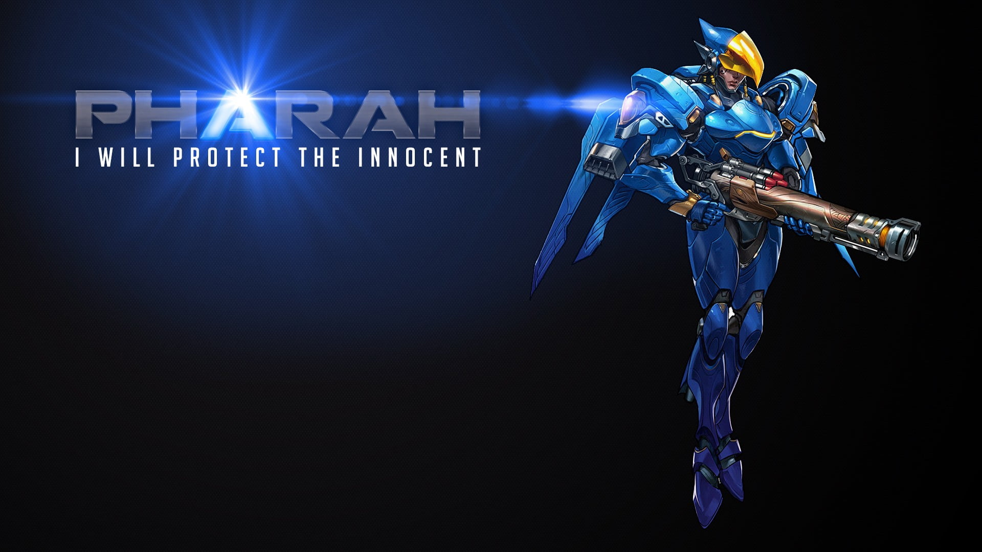 dark, night, people, Pharah (Overwatch), success, black background, 1080P, illuminated, Overwatch, studio shot, zelda, cut out, copy space, nightlife, HD Wallpaper