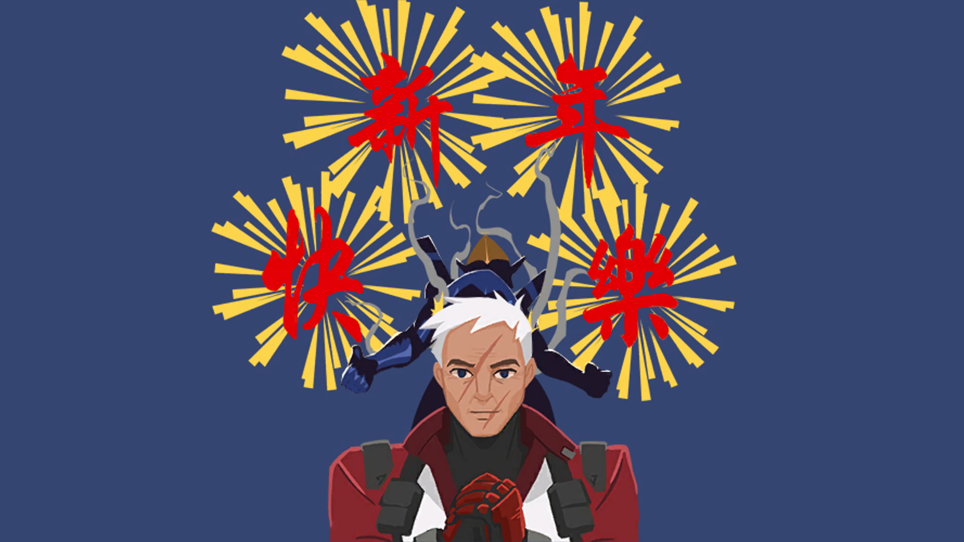 Pharah (Overwatch), Soldier  76 (Overwatch), 1080P, Overwatch, HD Wallpaper
