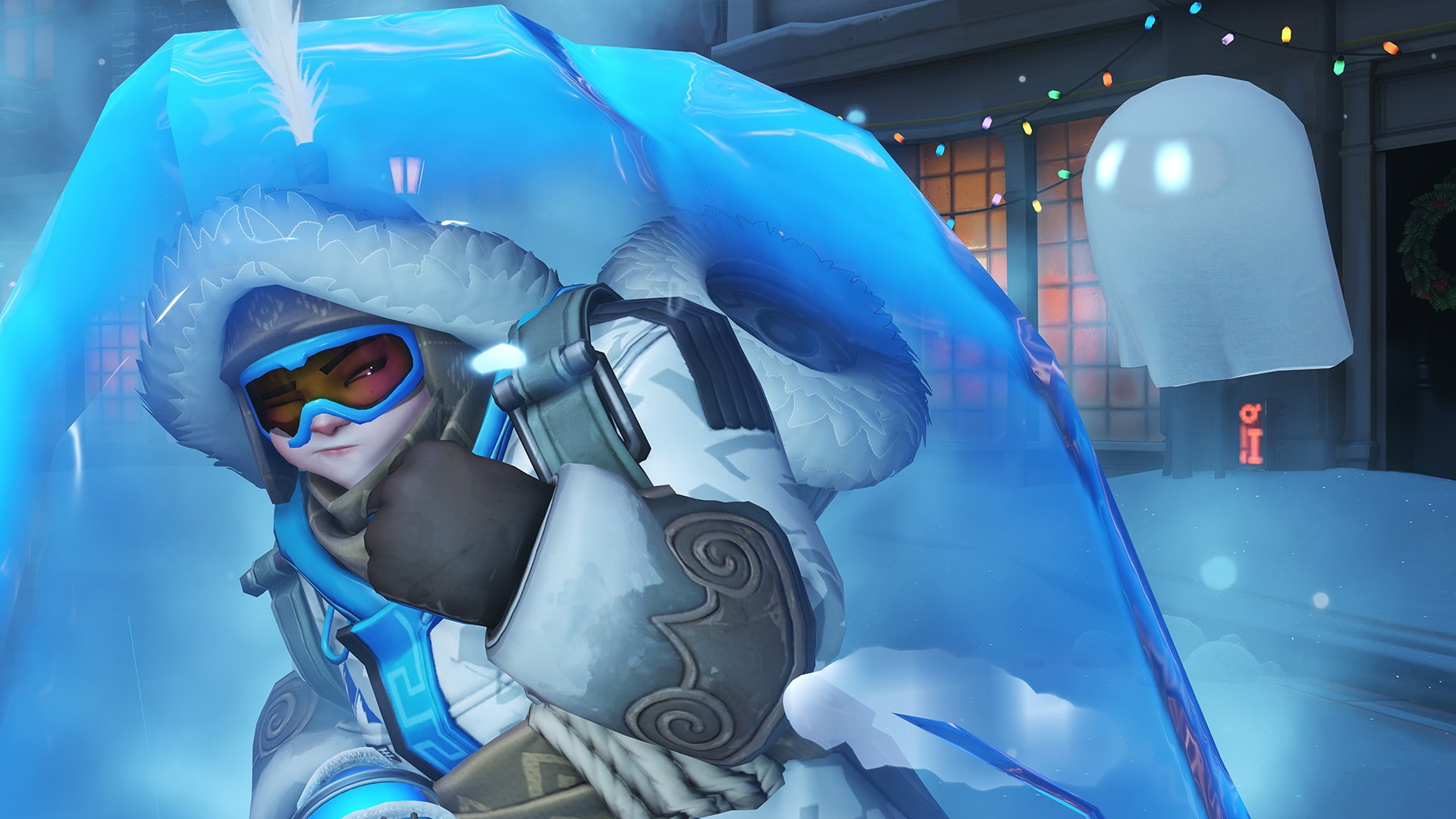 snow, 1080P, Overwatch, Mei (Overwatch), HD Wallpaper