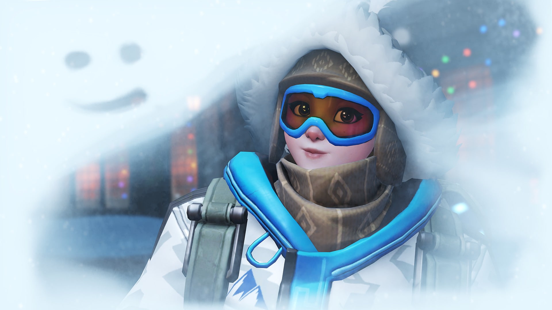 1080P, Overwatch, Mei (Overwatch), snow, HD Wallpaper