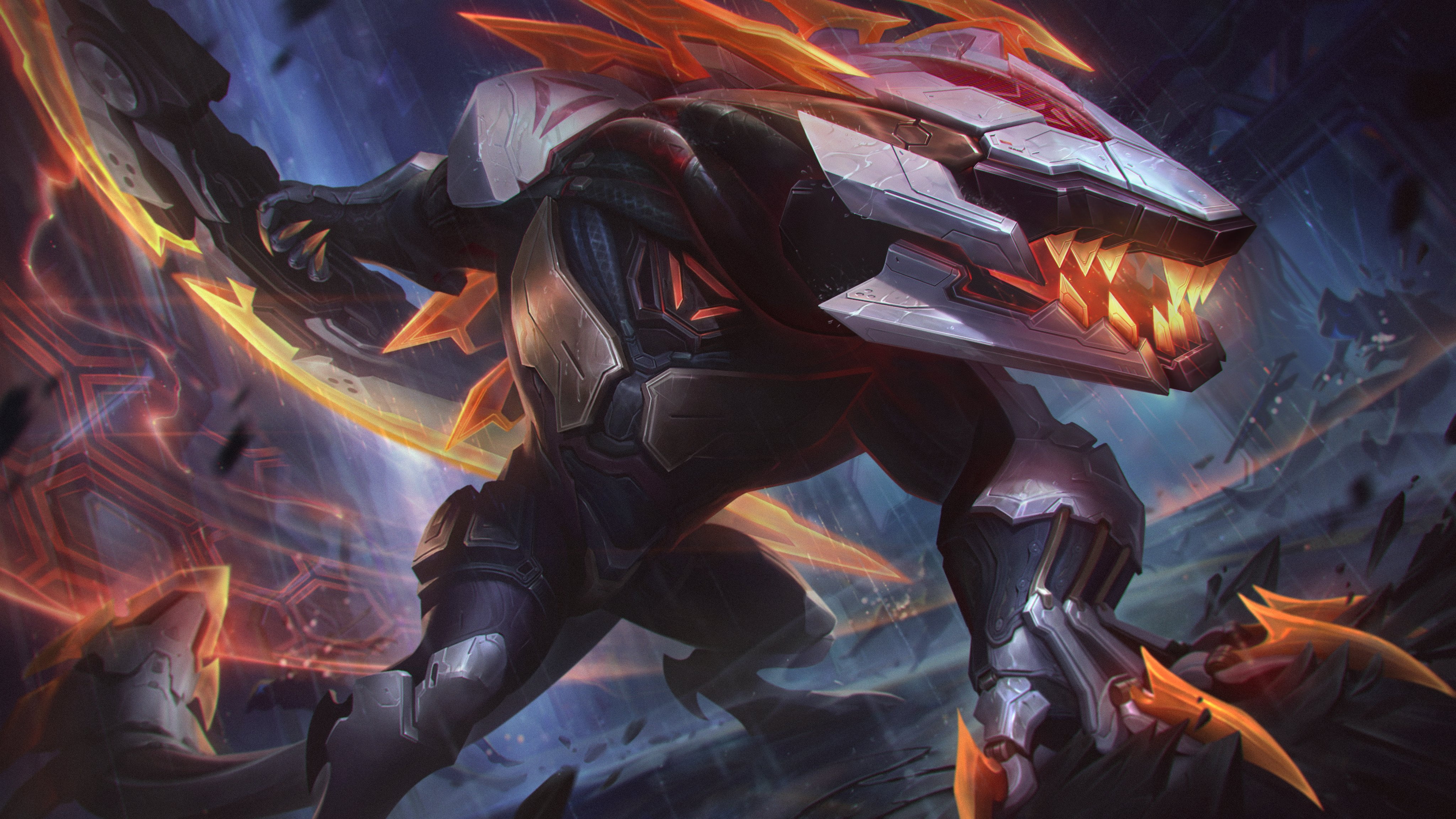 Renekton, 4K, League of Legends, video games, video game art, PROJECT, video game characters, game art, HD Wallpaper