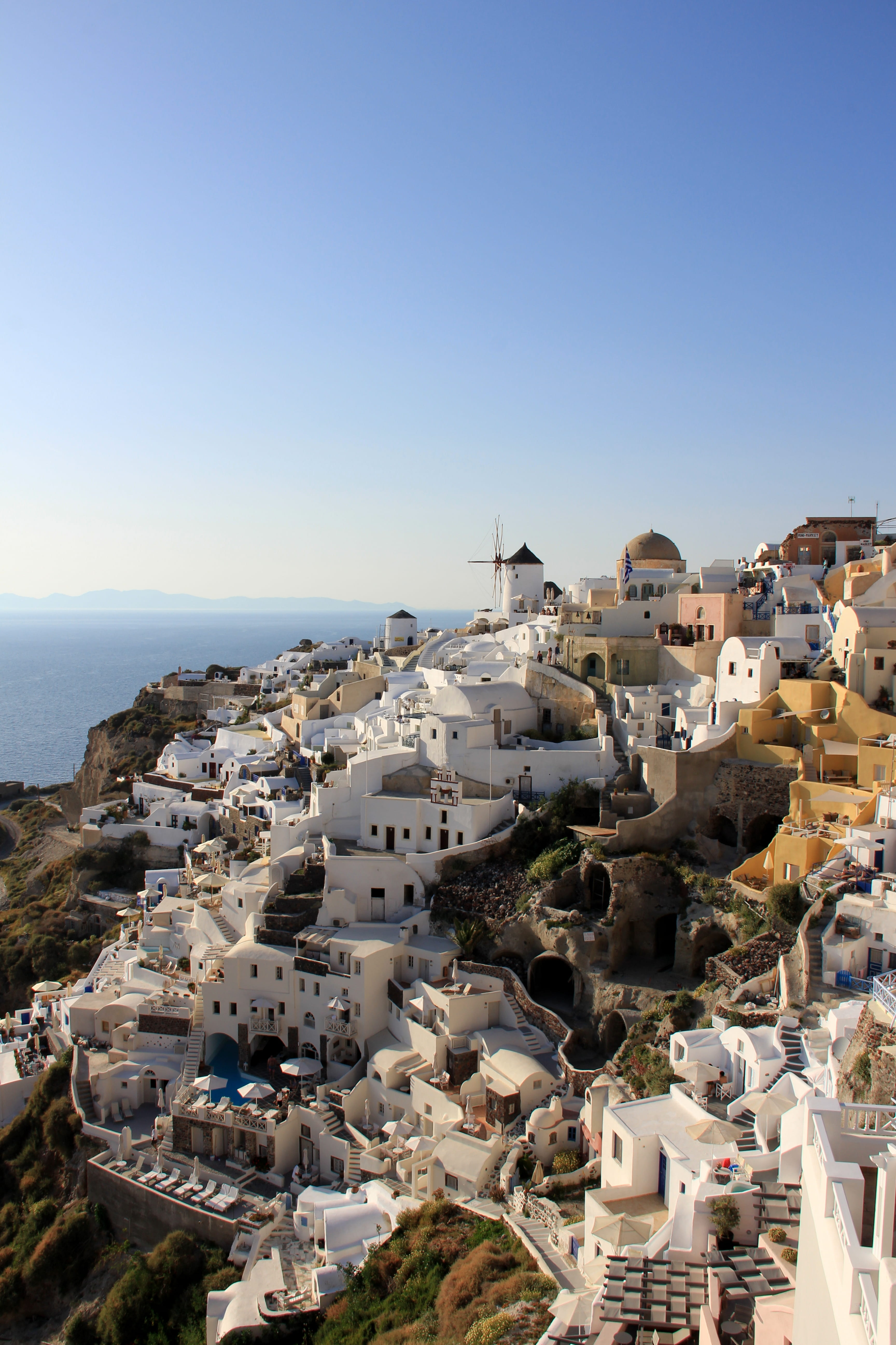 built structure, mediterranean Countries, day, mediterranean Sea, cyclades Islands, community, travel Locations, cityscape, island, aegean Sea, rock, house, Phone HD Wallpaper