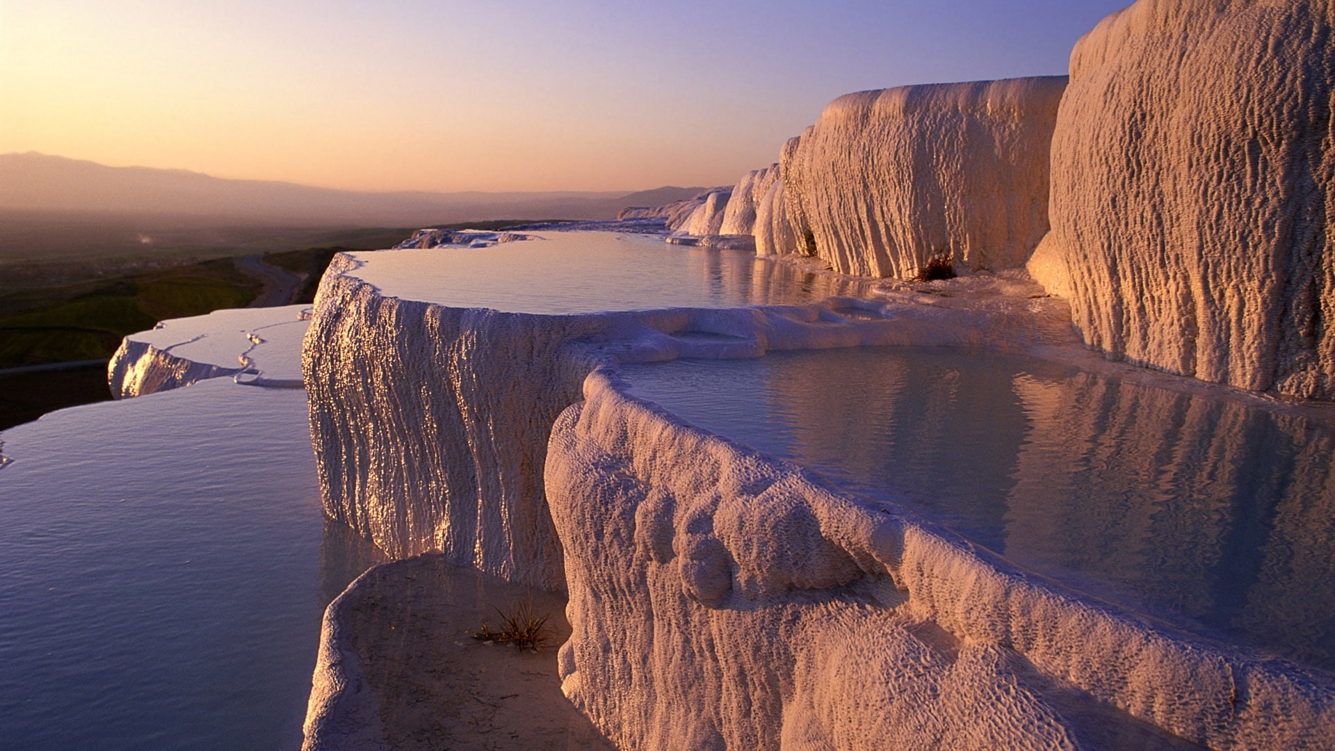 1080P, pamukkale, landscapes, turkey, HD Wallpaper