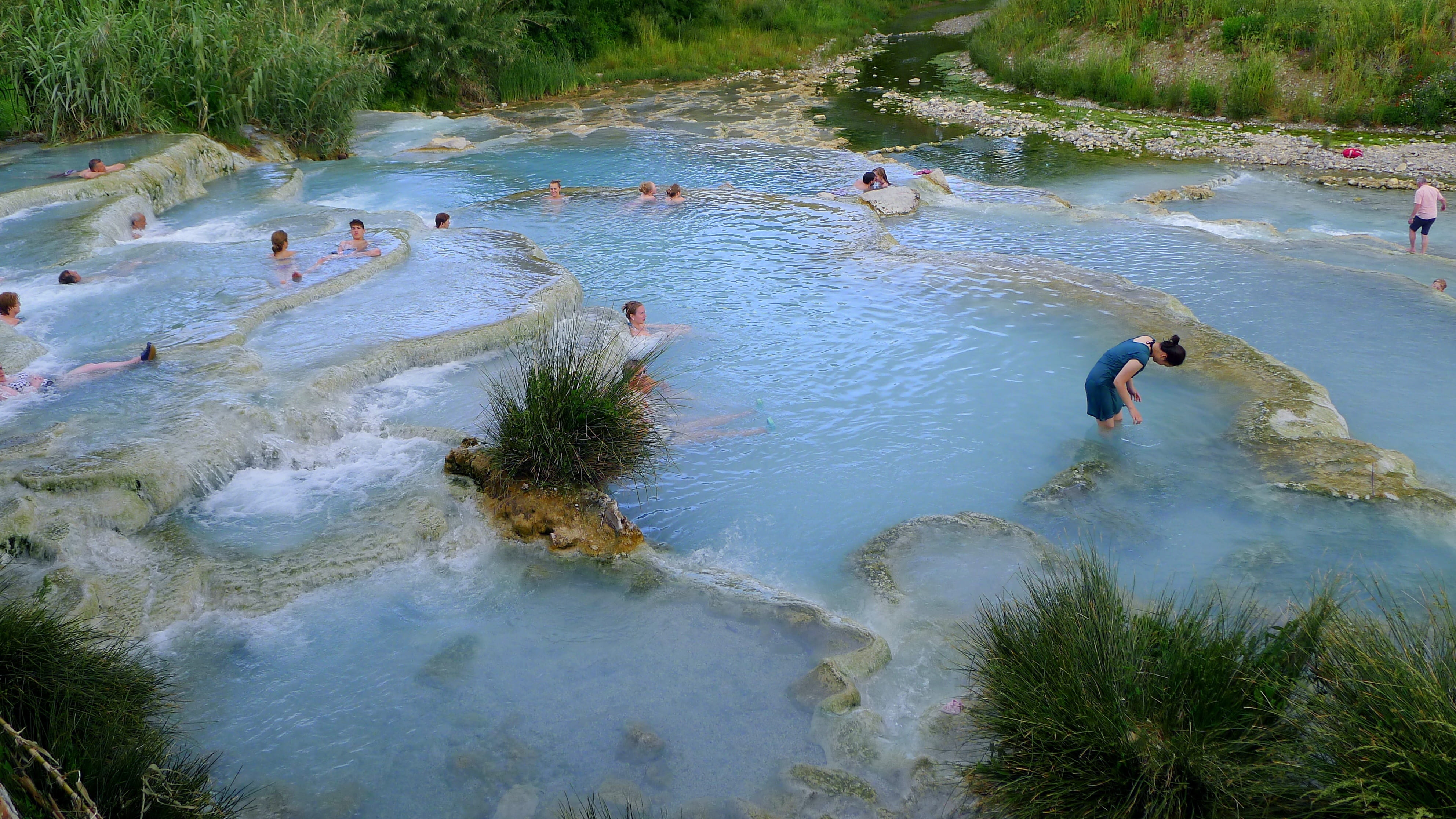 Tuscany, crowd, 4K, grosseto, outdoors, plant, day, scenic, Italian, group of people, hydrothermal, animal themes, leisure activity, animal wildlife, lifestyles, HD Wallpaper