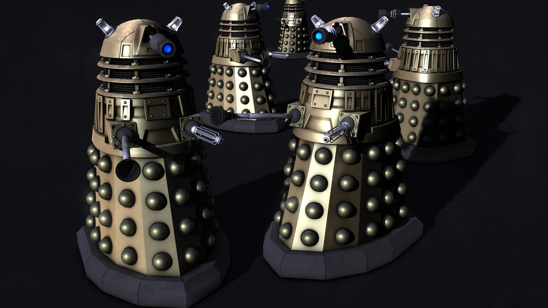 Daleks, tv series, 1080P, Doctor Who, HD Wallpaper