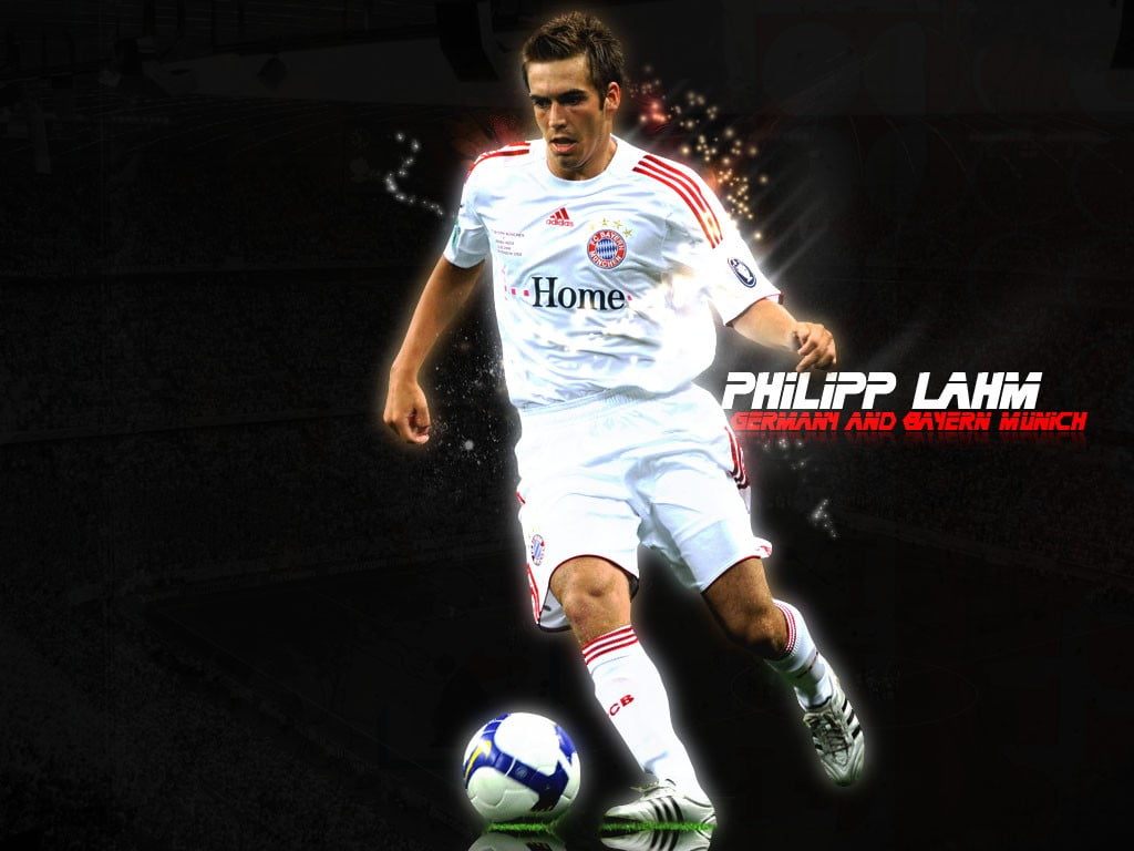 philip, three quarter length, standing, young adult, front view, one person, Philipp Lahm, full length, real people, soccer, 480P, ball, illuminated, sports uniform, HD Wallpaper