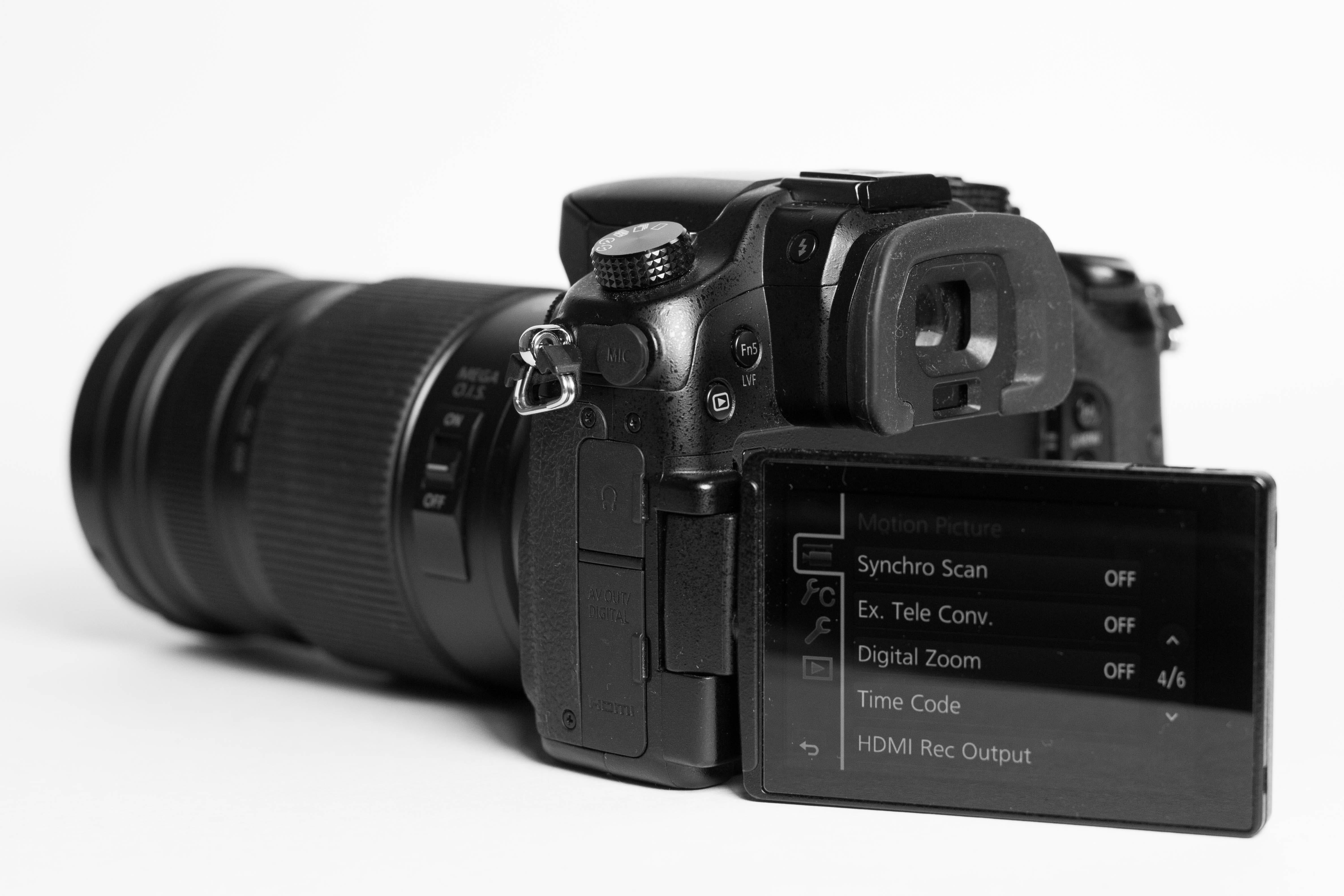 home video camera, Panasonic, photographic Equipment, studio Shot, micro four third, black, technology, Lumix, Dslr, lens - Optical Instrument, no people, HD Wallpaper