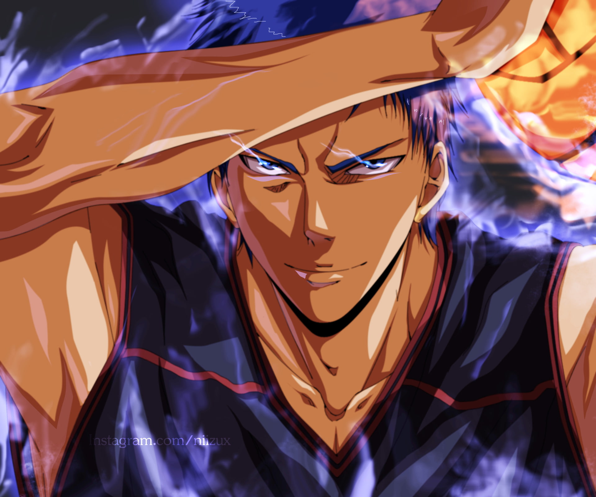 Kurokos Basketball, 1080P, Daiki Aomine, Anime, HD Wallpaper