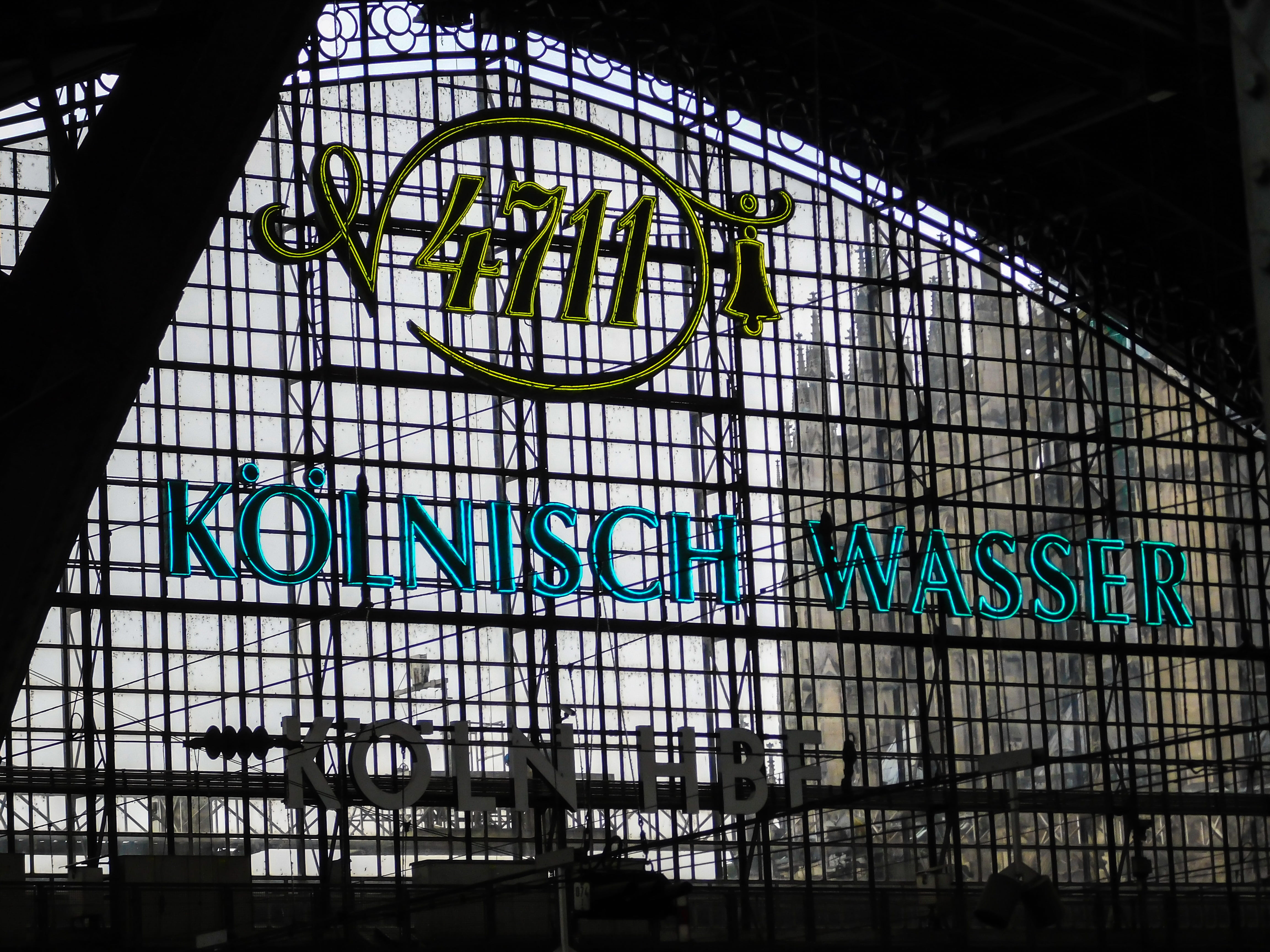 glass, station roof, cologne, cologne main station, steel structure, indoors, pattern, 4K, construction, travel, roof construction, window, text, glass - material, HD Wallpaper