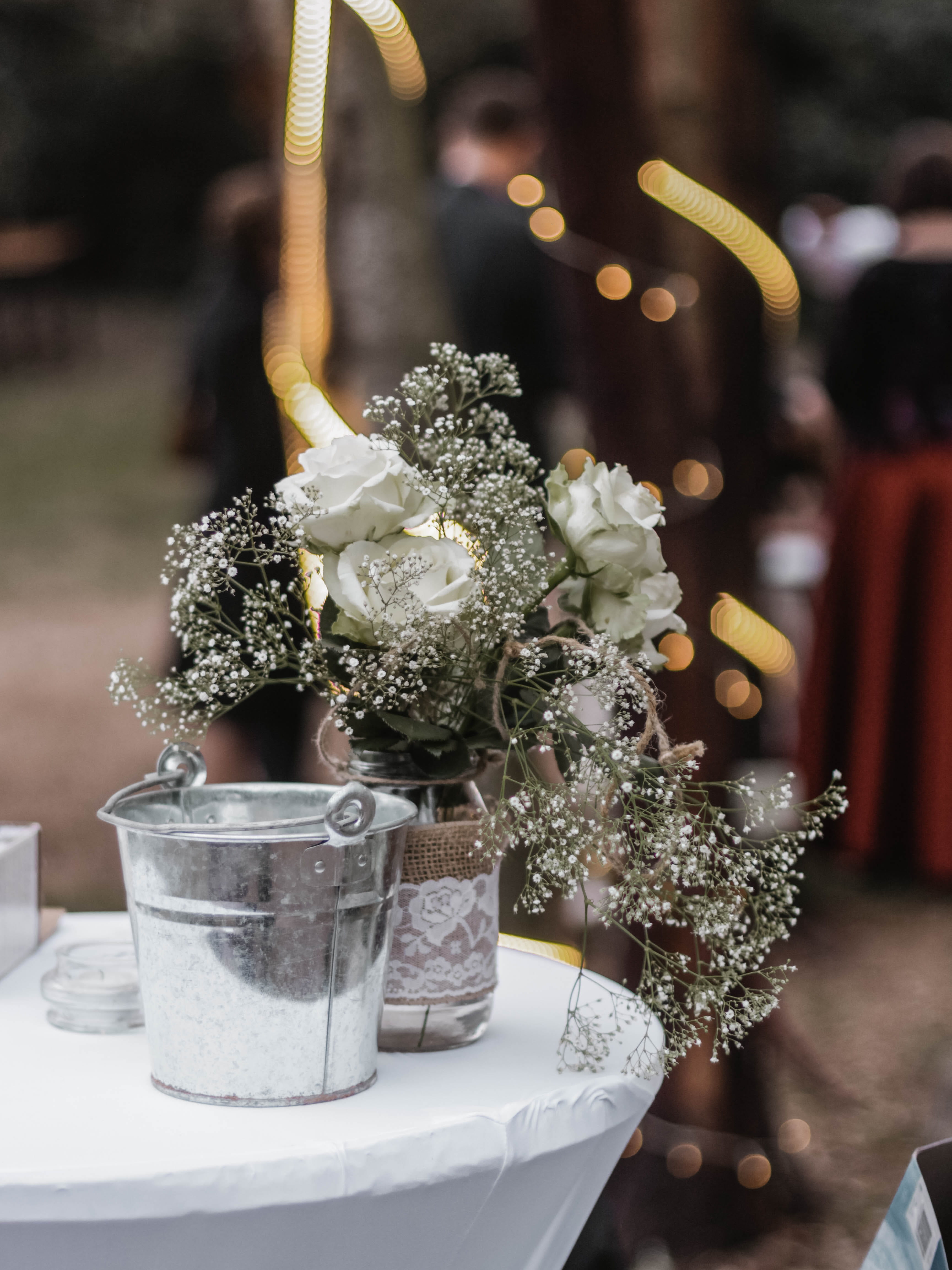 focus on foreground, cake, arrangement, jewelry, celebration, dessert, flower, 4K, flower arrangement, blossom, white, no people, potted plant, bonsai, Phone HD Wallpaper