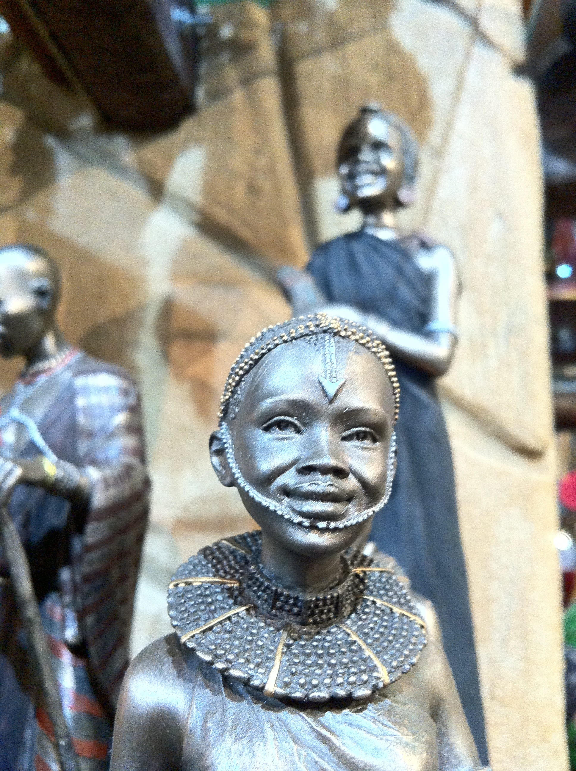 belief, no people, idol, statue, art and craft, focus on foreground, creativity, south africa, 2K, craft, representation, female likeness, religion, male likeness, Phone HD Wallpaper
