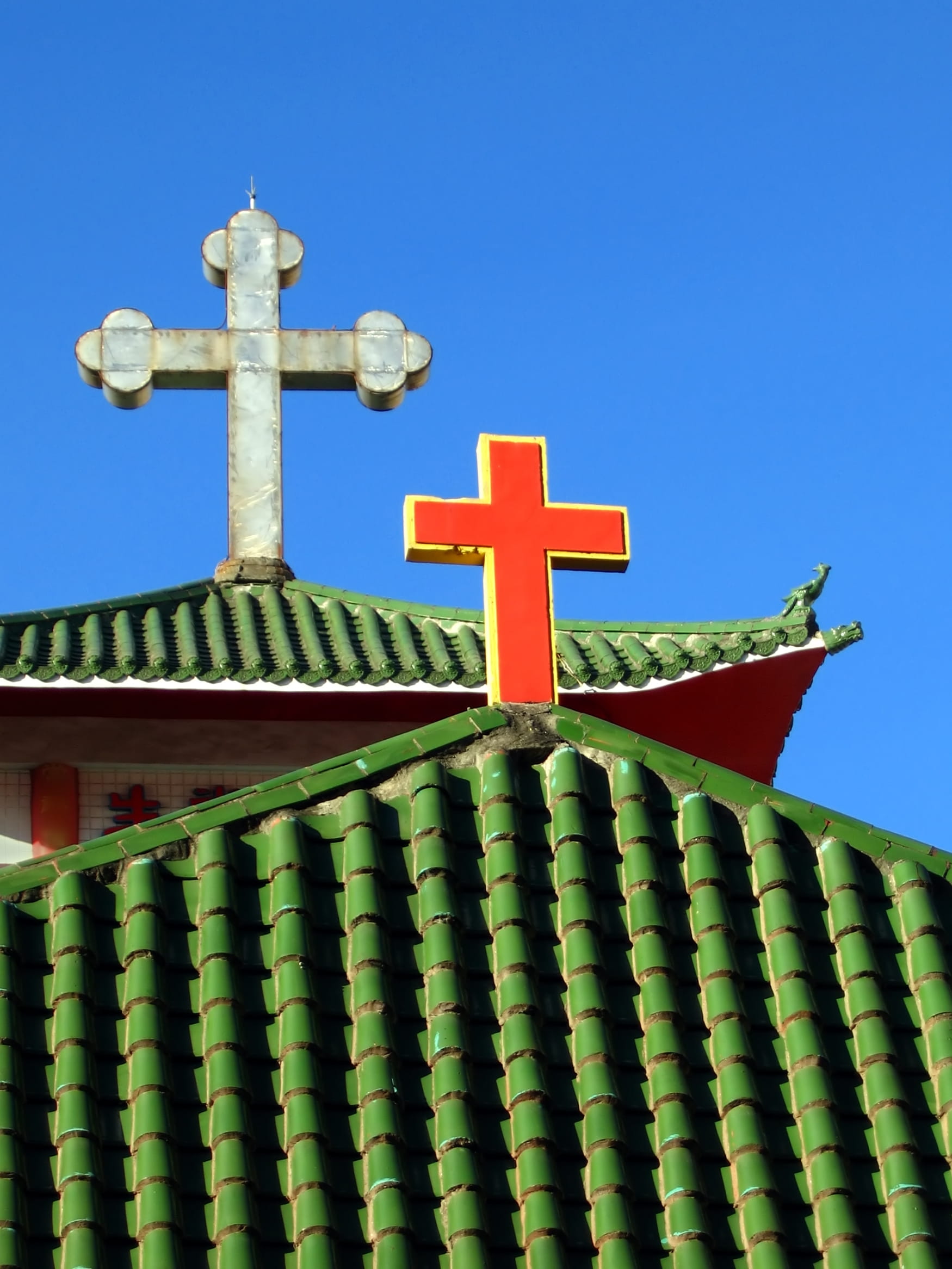 design, bricks, catholic, supernatural, heaven, building exterior, soul, no people, eaves, native, worship, figurines, azure, sin, spiritual, clear sky, Phone HD Wallpaper