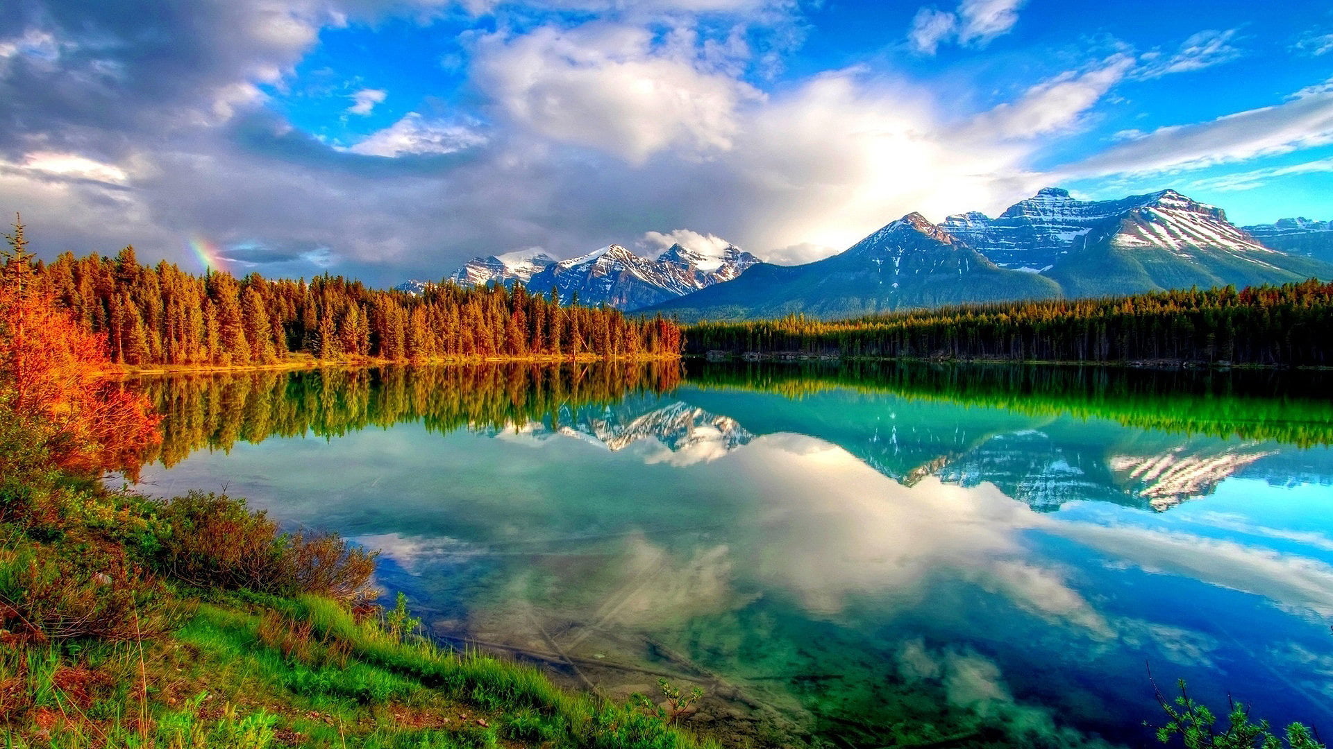 lake, outdoor, bay, clear, trees, river, europe, turquoise colored, outdoors, 1080P, tourism, scene, non-urban scene, sunny, water, horizon, travel, mountain range, HD Wallpaper