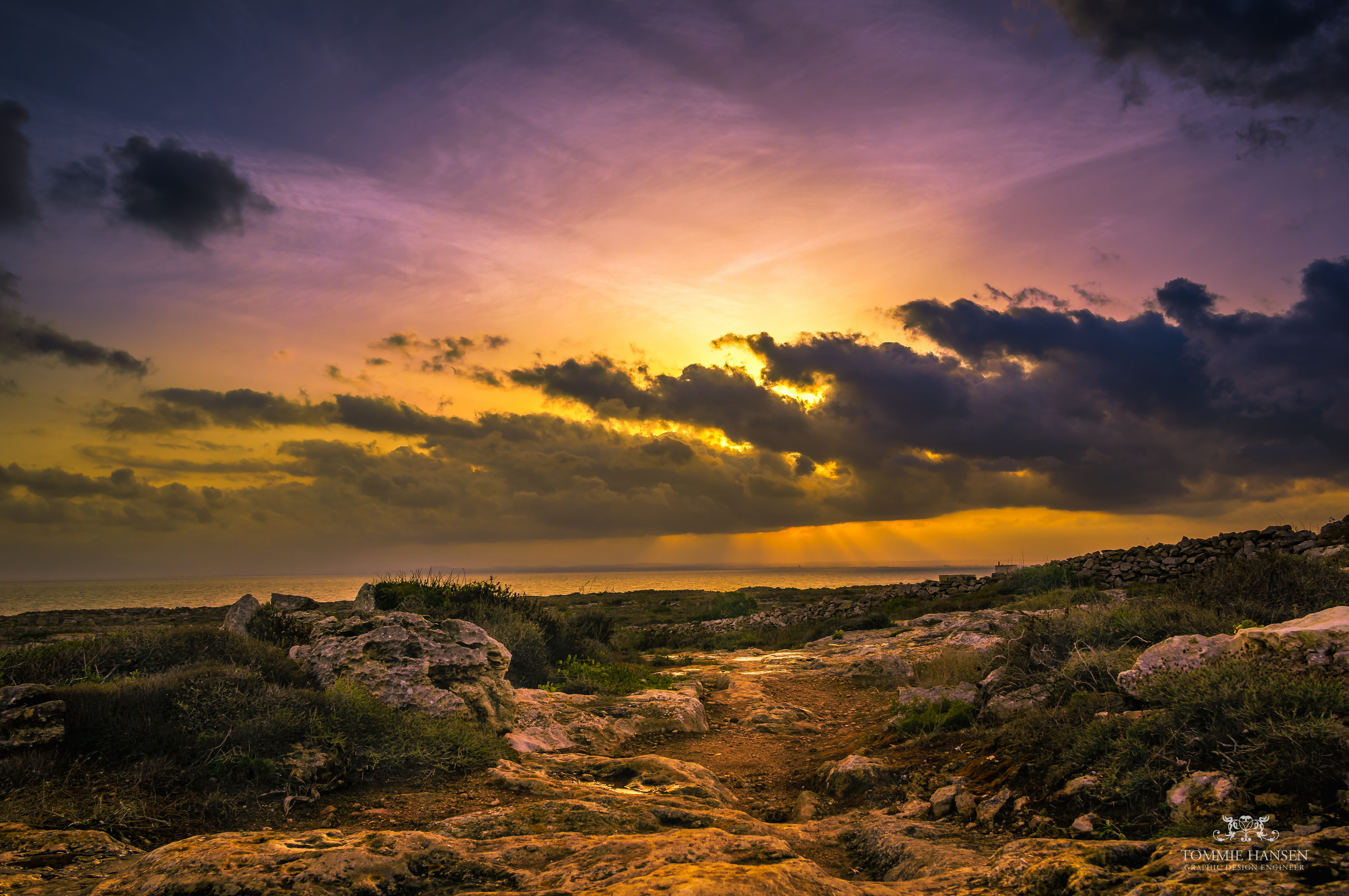 sky, Travel, coastline, Landscape, Fall, Italy, dusk, sea, sun, Sicilia, Magic, summer, Urban, Nature, sunlight, sunrise - Dawn, NEX 6, 4K, rock - Object, HD Wallpaper