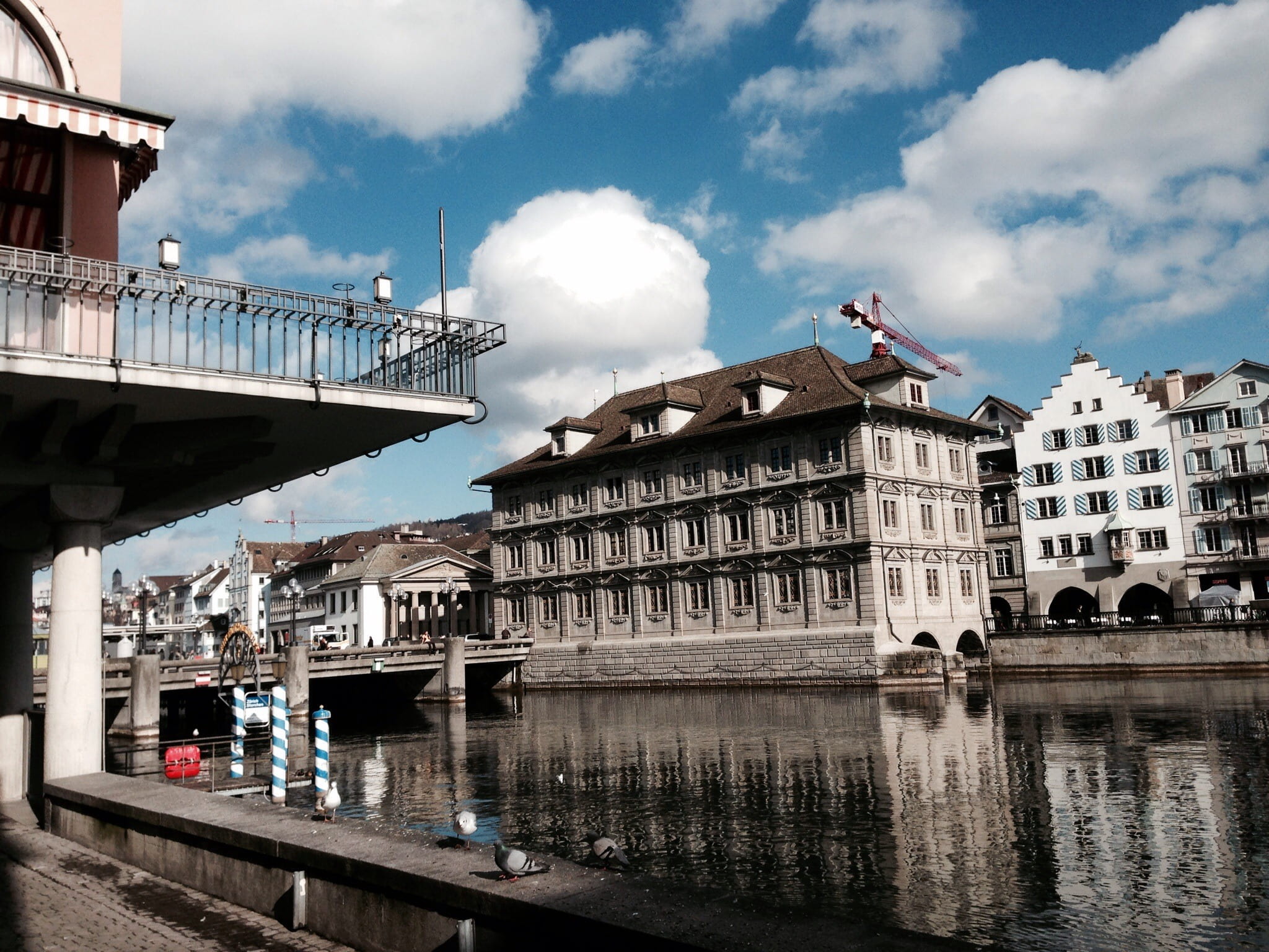 clouds, recovery, university, building, connection, road, travel, hike, balcony, switzerland, old town, swiss, day, cloud - sky, boot, autumn, nature, lake, HD Wallpaper