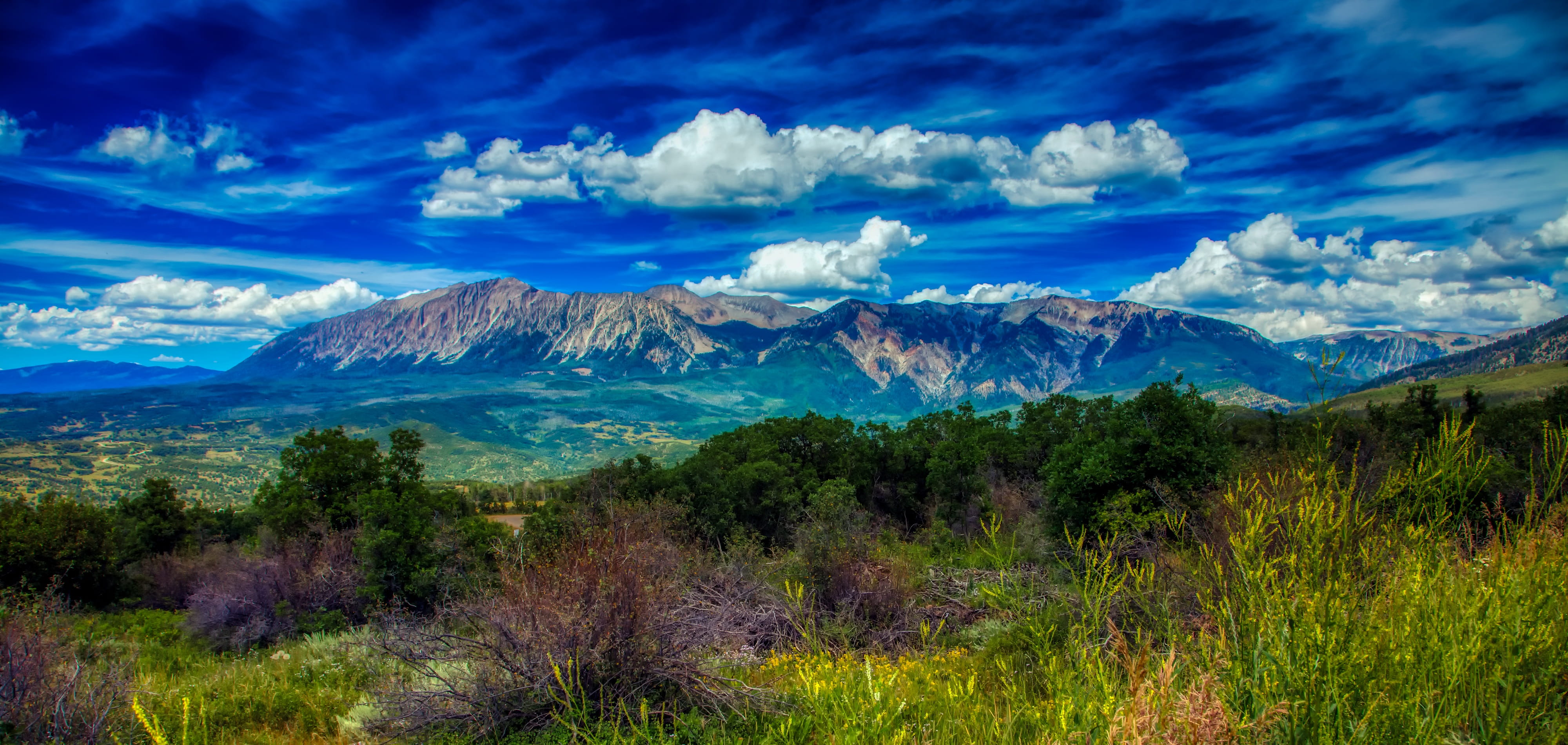 tourism, mountain range, rocky mountains, mood, 4K, cloud - sky, wilderness, tranquility, sky, landscape, day, no people, scenics - nature, idyllic, mountain, HD Wallpaper