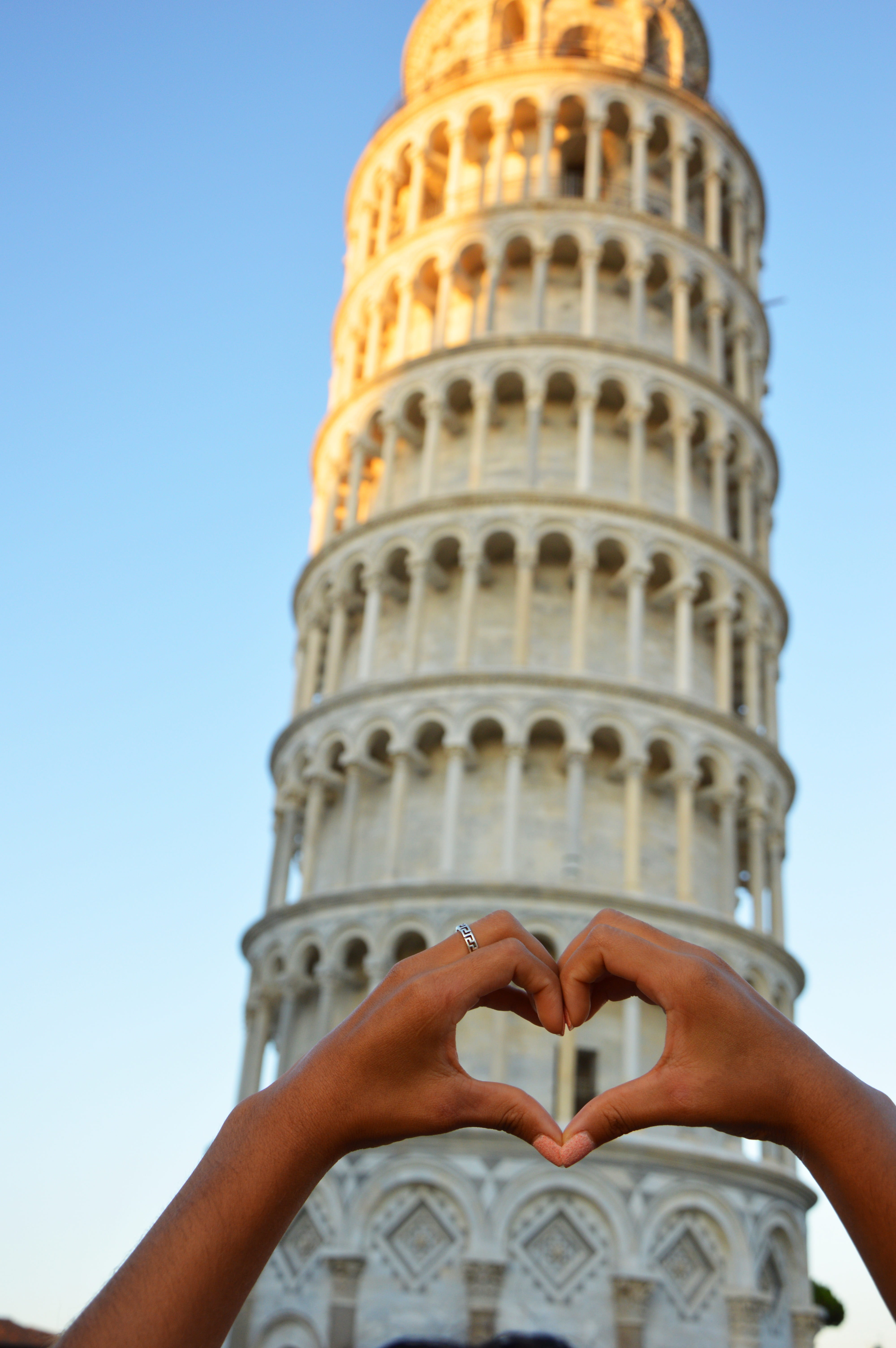 lifestyles, one person, city, tower, nature, goals, leaning tower, background, tourism, travel destinations, dreams, day, 5K, built structure, love, tower of pisa, Phone HD Wallpaper