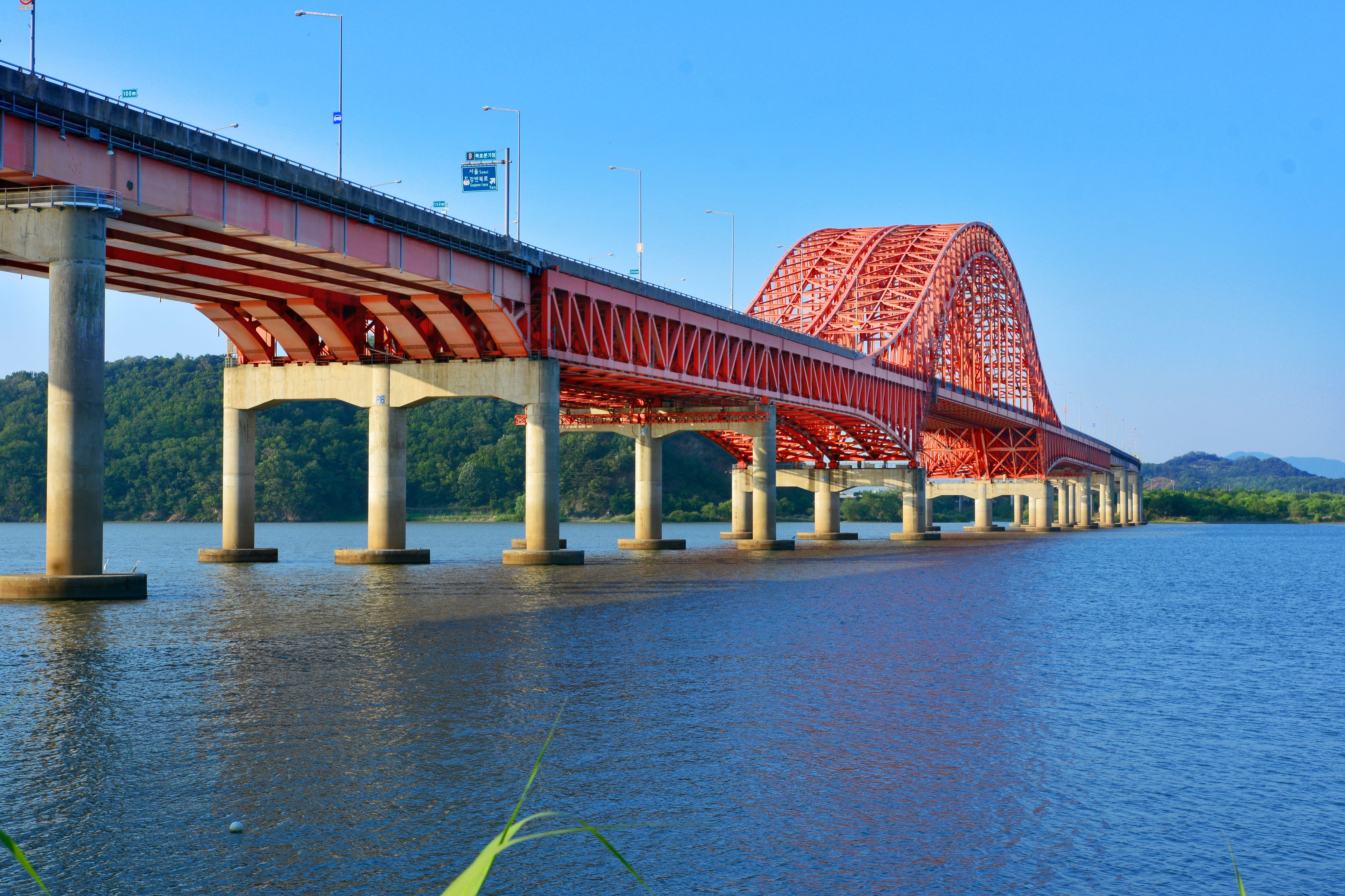 bridge, cloths bridge, rail transportation, seoul, no people, cloths acid, republic of korea, day, travel destinations, bridge - man made structure, 5K, HD Wallpaper