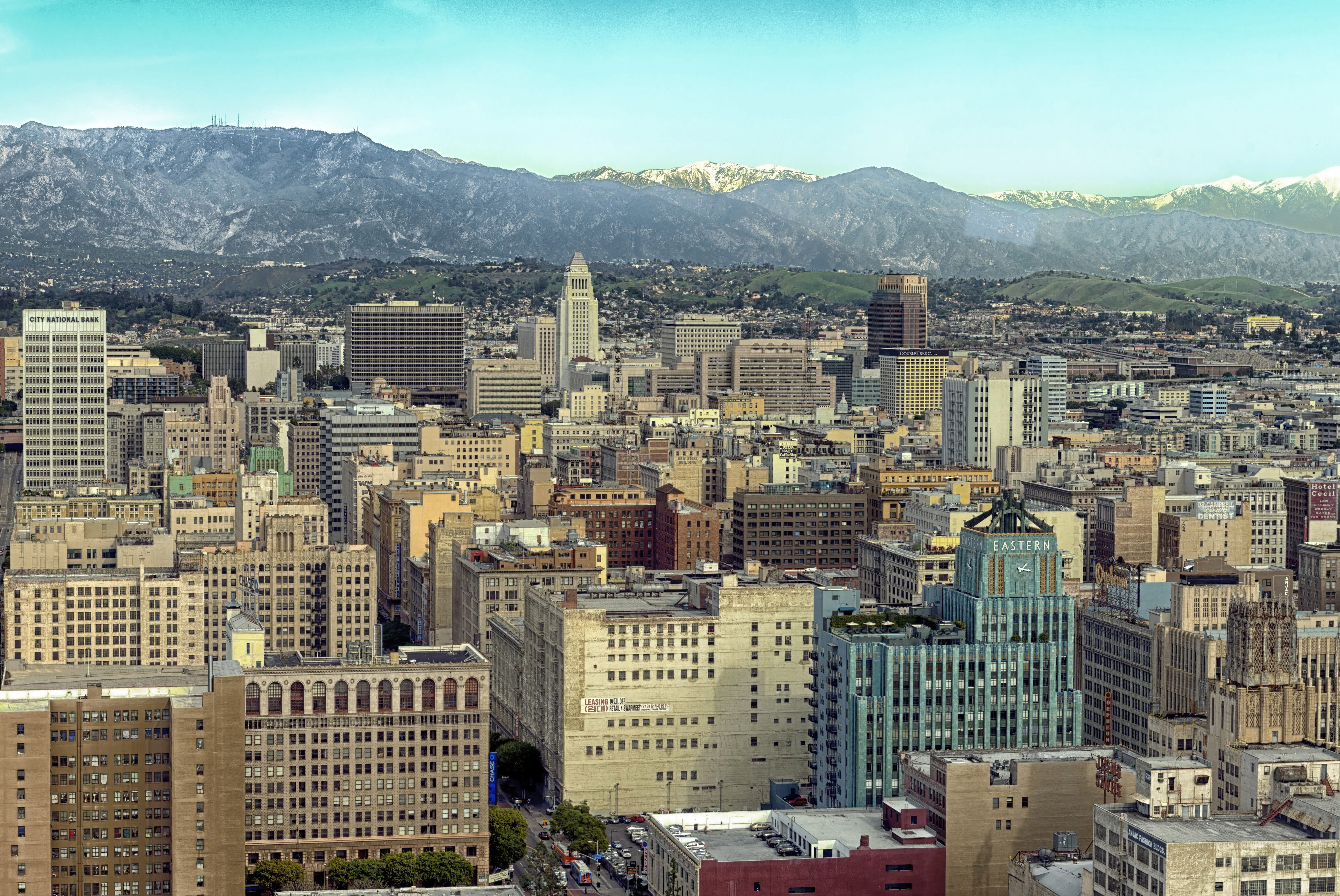 urban Skyline, city Life, residential district, United States, urban Scene, landscape, city, travel Destinations, sky, building, mountain range, architecture, HD Wallpaper