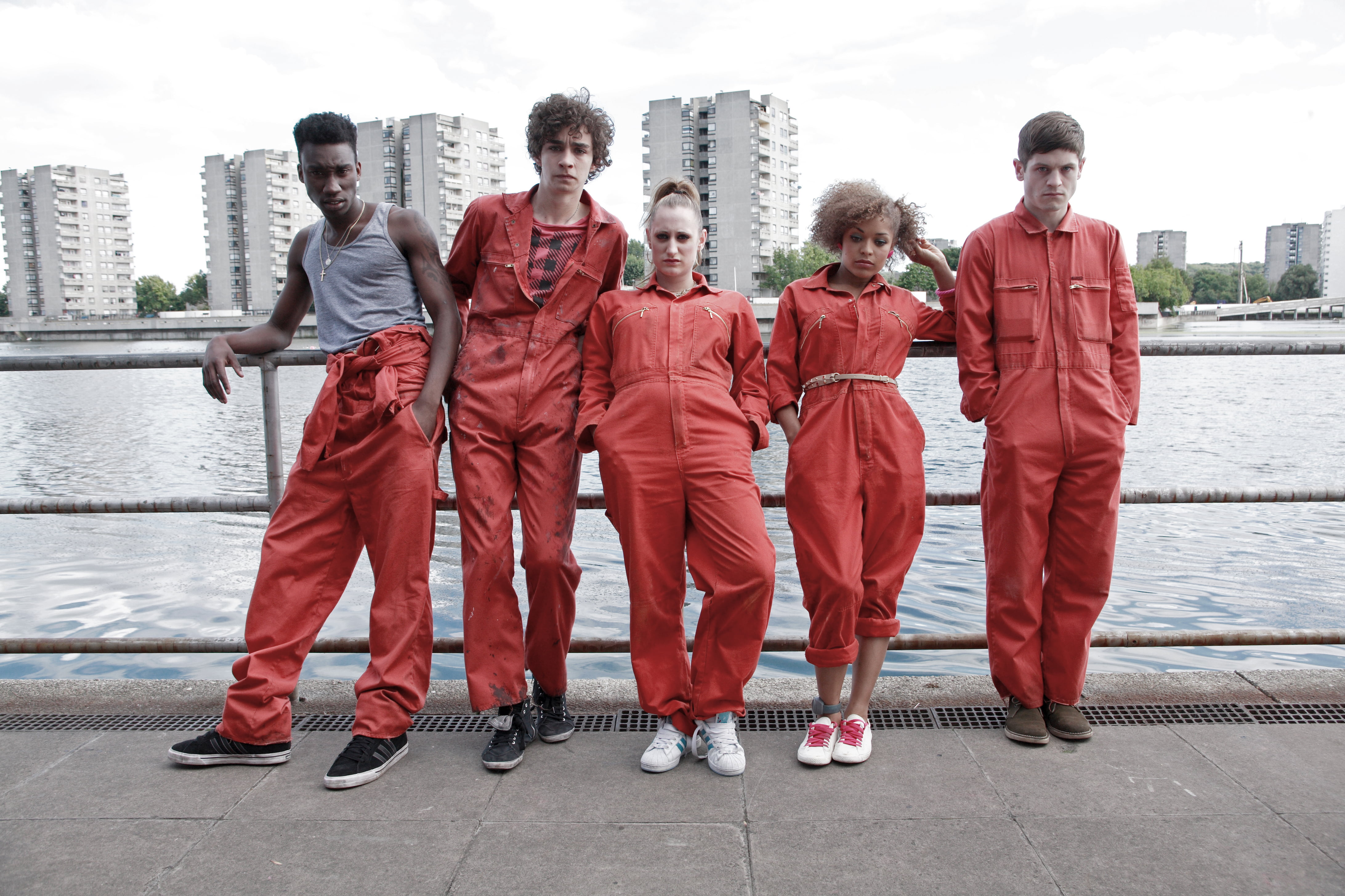 front view, dress, event, built structure, Kelly Bailey, Simon, Scum, Antonia Thomas, s, group Of People, Season 1, real people, Curtis Donovan, 4K, Alisha Bailey, HD Wallpaper