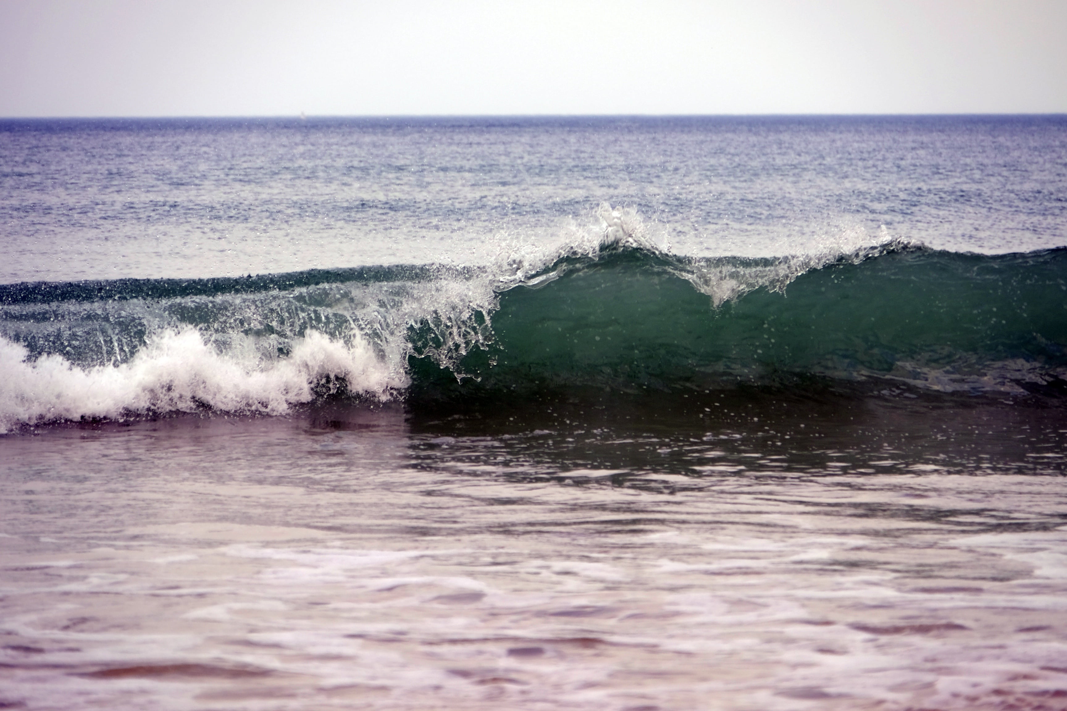 outdoors, france, surfing, horizon, surf, sky, sea, horizon over water, day, splashing, wave, scum, aquatic sport, 2K, nature, scenics - nature, waterfront, HD Wallpaper