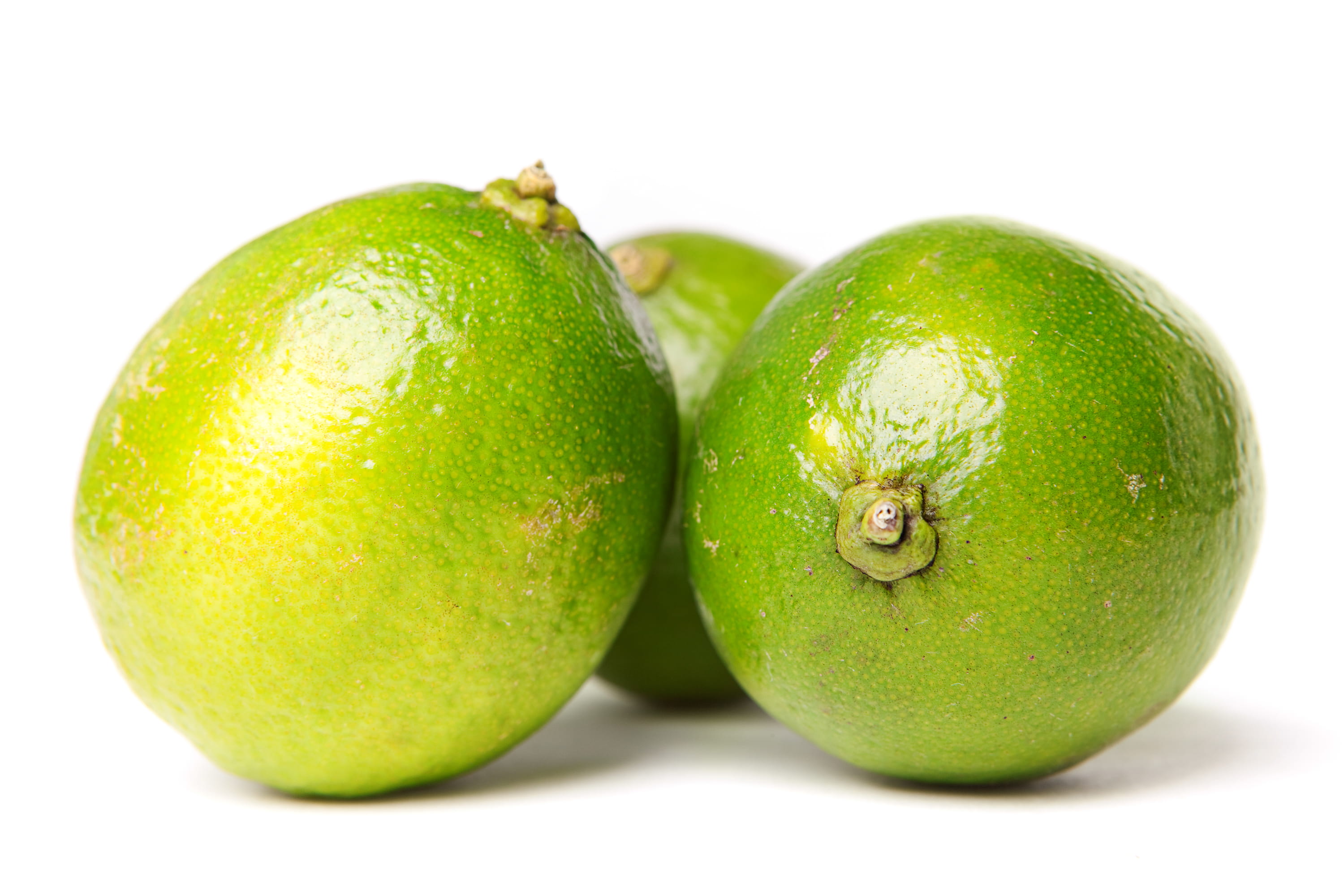 lime, no people, cut out, group of objects, citrus, 2K, food, white, background, vivid, green, indoors, ripe, fresh, juicy, ingredient, isolated, close-up, HD Wallpaper