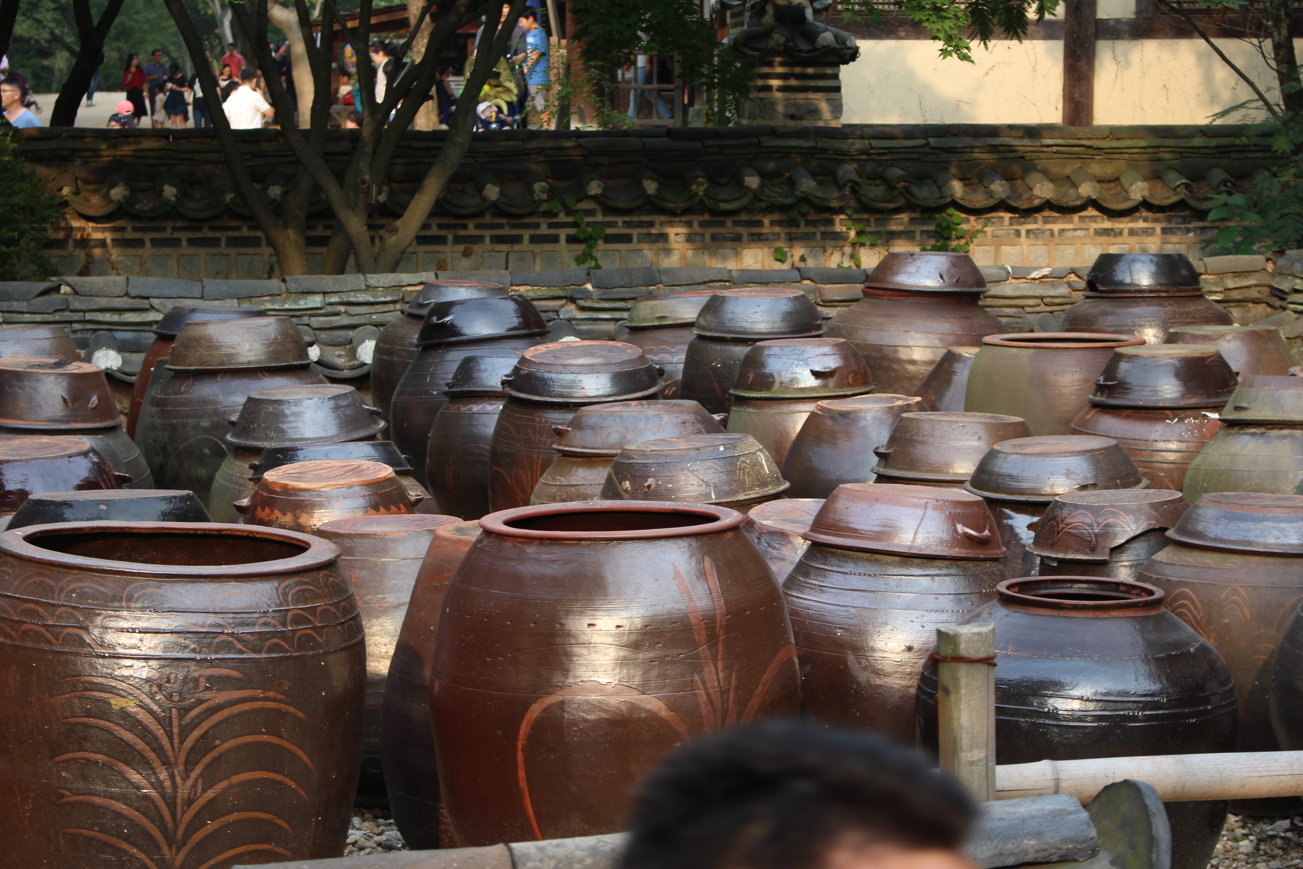 container, variation, craft, 5K, wood, for sale, retail, pottery, river, no people, in a row, nature, korean folk village, side by side, antique, large group of objects, HD Wallpaper